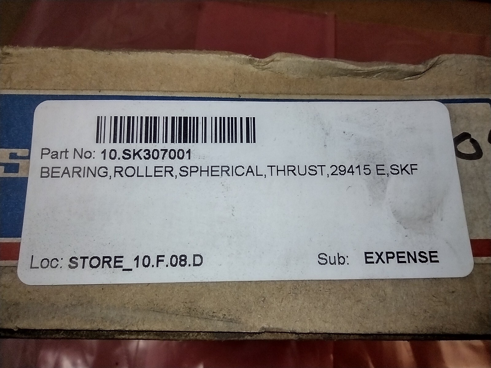 SKF 29415E Spherical Roller Thrust Bearing w/ Steel Cage, 2.953″ Bore, 6.299″OD
