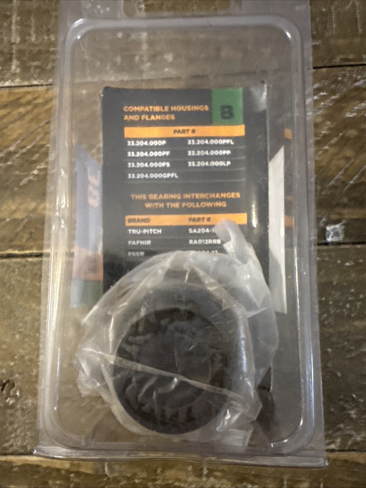 BE Co Bearing Insert With Collar 3/4” Pre Lube