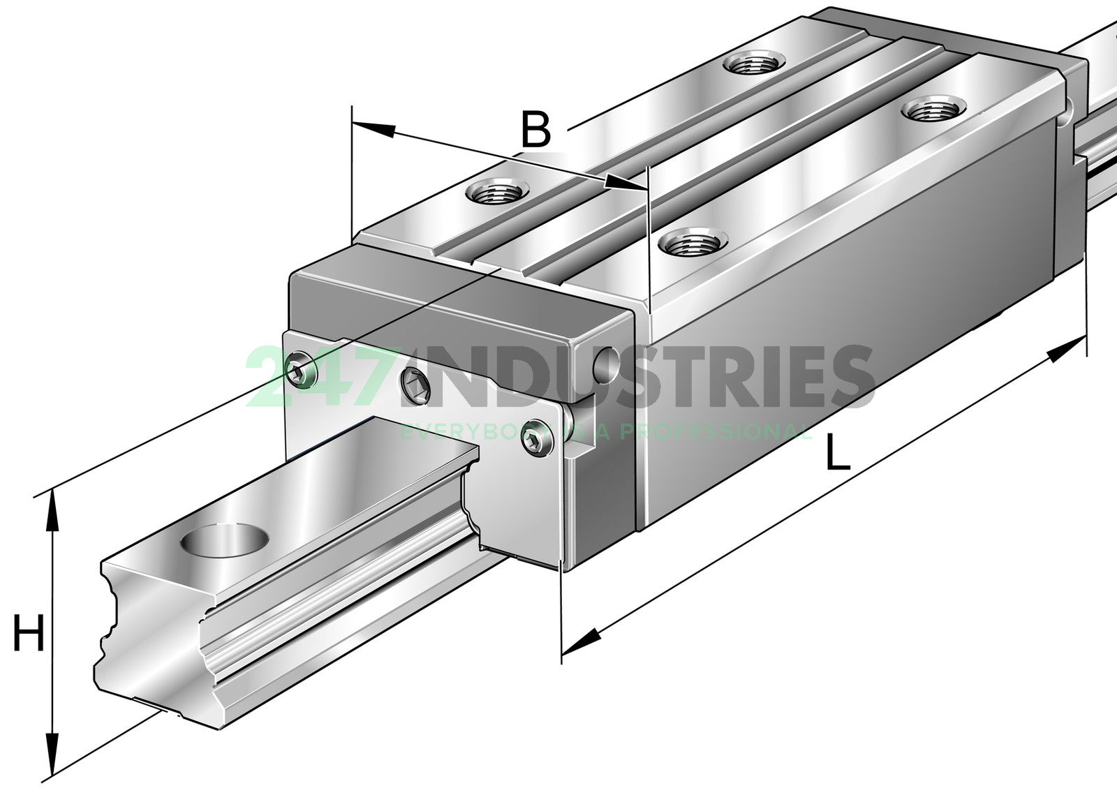 KWVE20-B-SL-V0-G3 INA 20 x 44 x 88,9 mm LINEAR PLAIN UNIT
