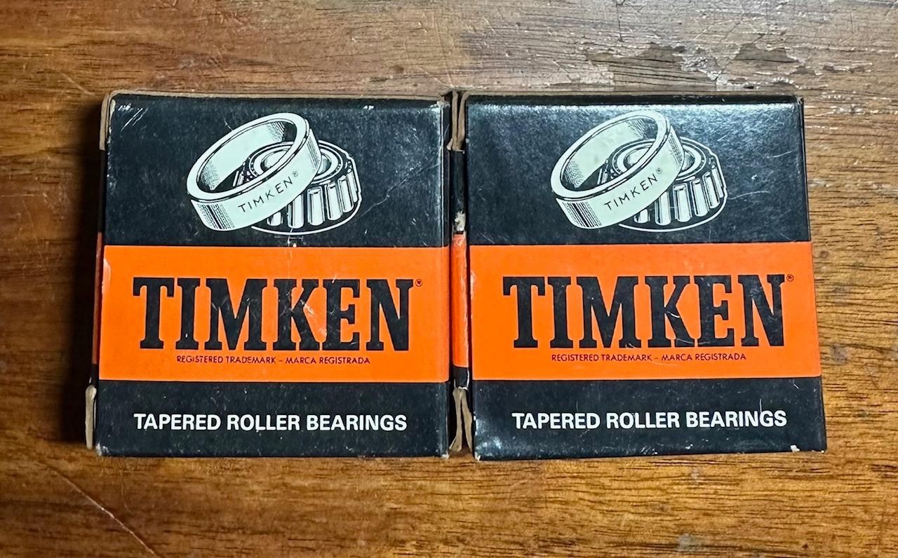 Lot of 2 Timken L44643 / CT104 Bearing NOS