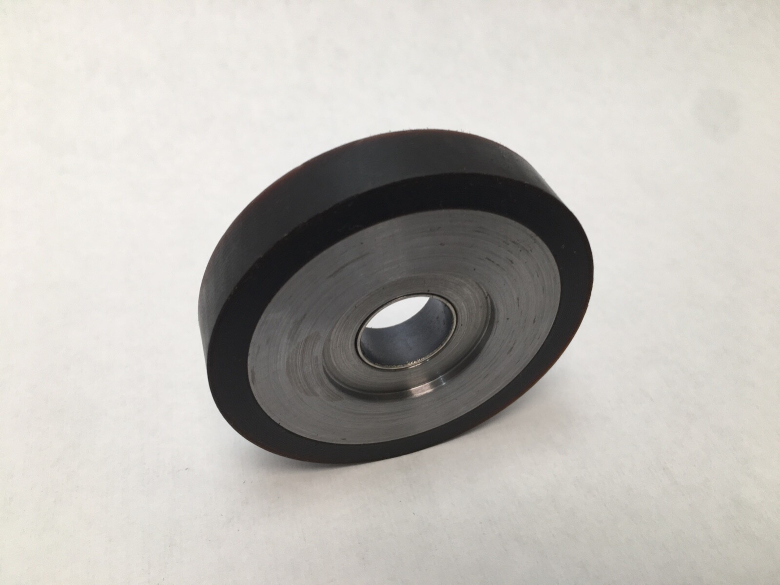 16x56x12 mm Rubber Steel Pressure Idler Pulley Roller 16mm ID 56mm OD 12mm Width