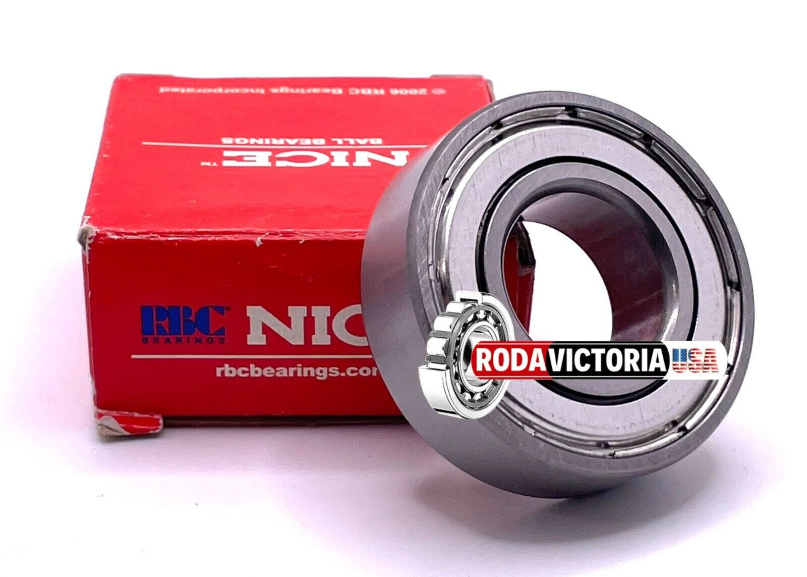 NICE 1630 DS METAL SHIELDED BALL BEARING 3/4 x 1-5/8 x 1/2 1630ZZ