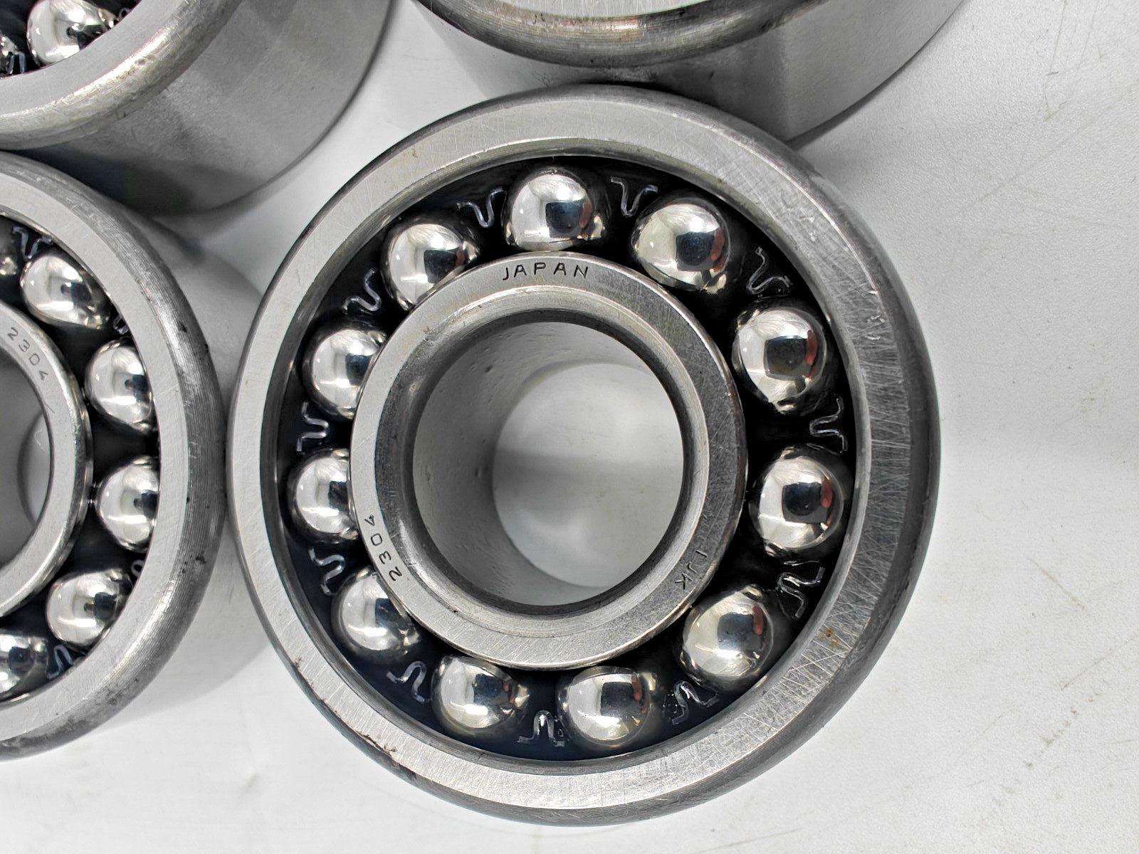 (4Pcs.) 2304 IJK Double Row Self-Aligning Ball Bearing 2304 JAPAN Lot of 4pcs