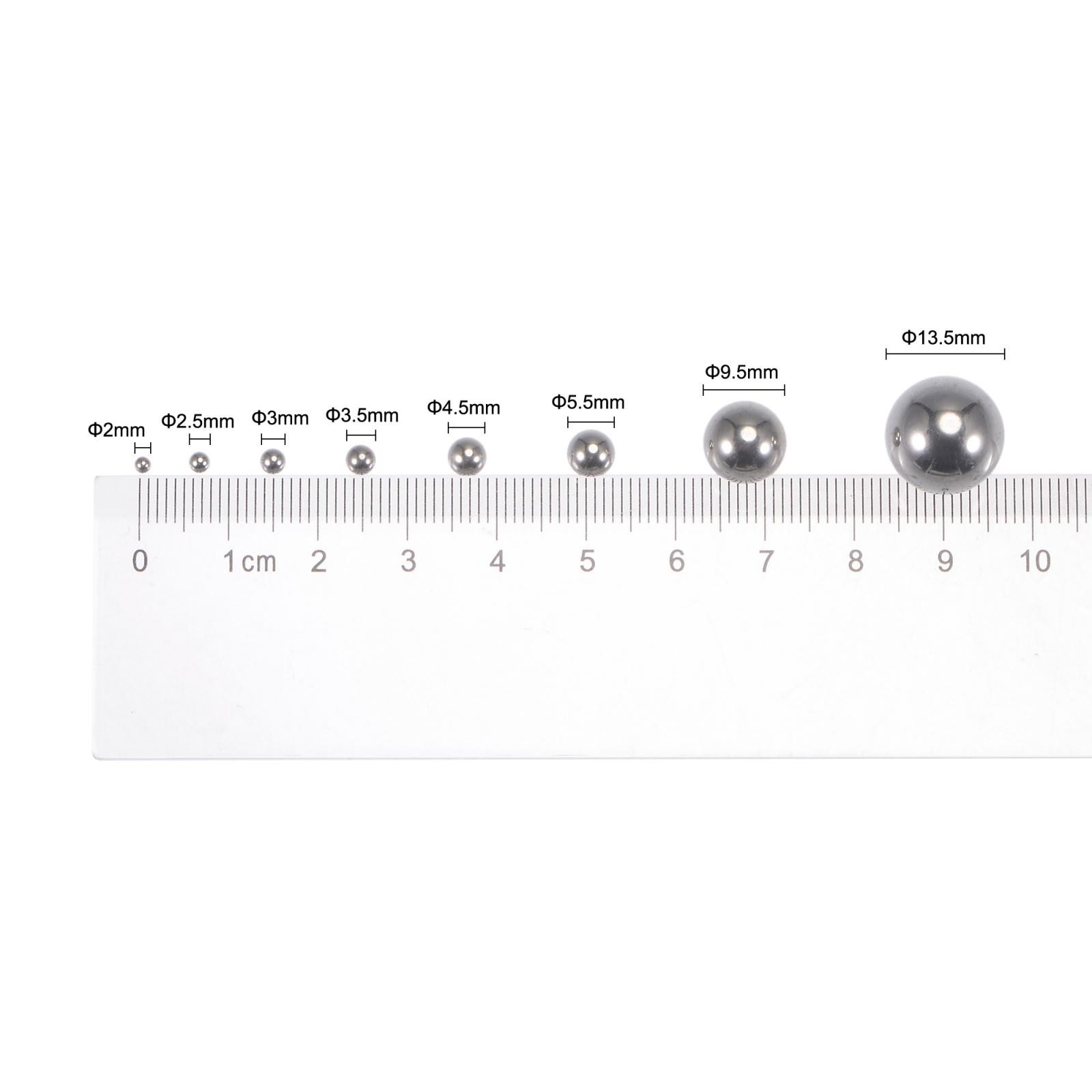 20pcs 13.5mm 201 Stainless Steel Bearing Balls G200 Precision