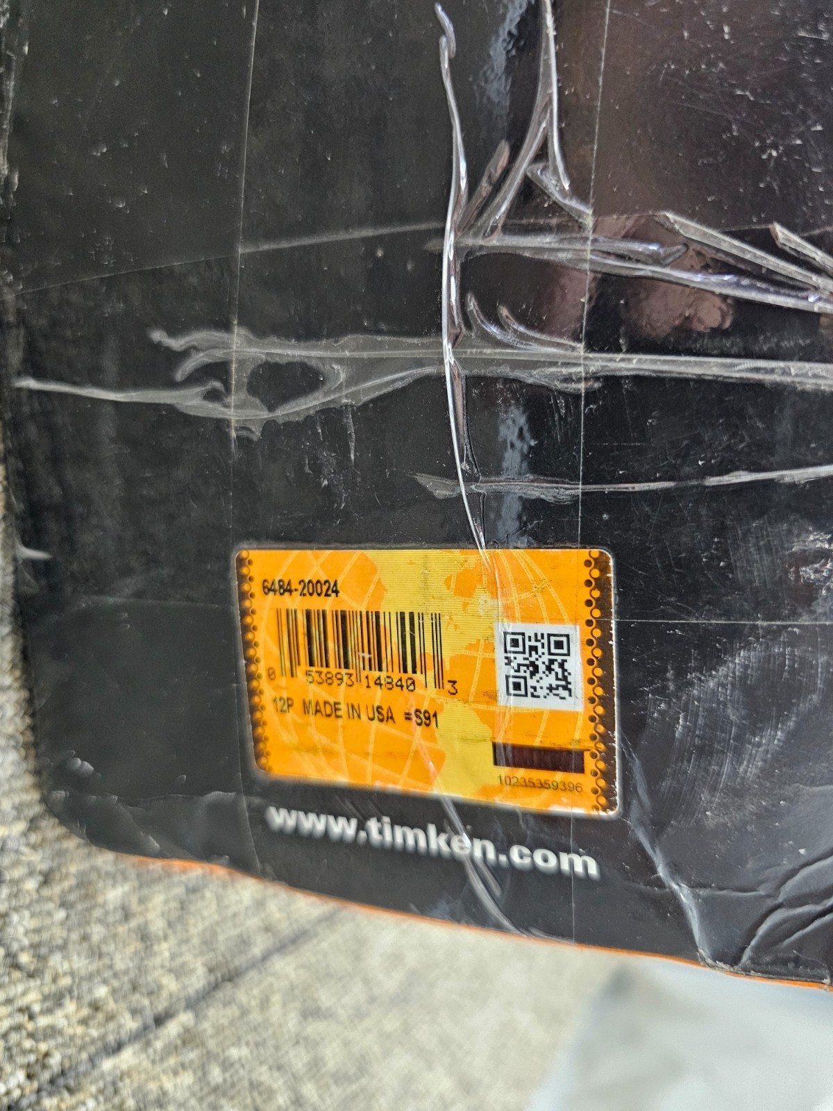 Timken 6484 6484-20024 Tapered Roller Bearing 2.7500 in Bore, 2.1350 in Width