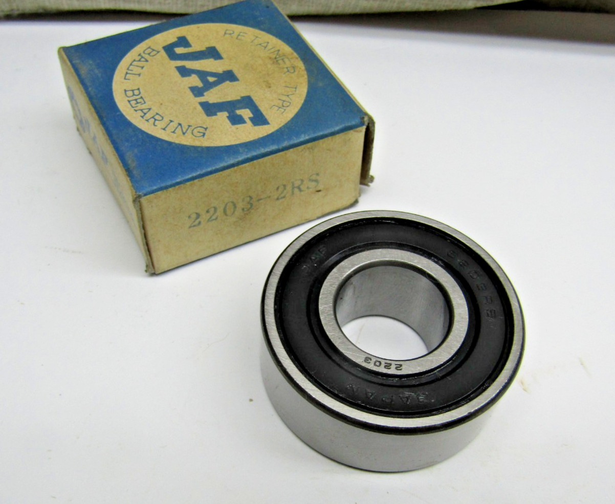 JAF 2203-2RS 17mm X 40mm X 16mm Sealed Self Aligning Bearing Made in Japan