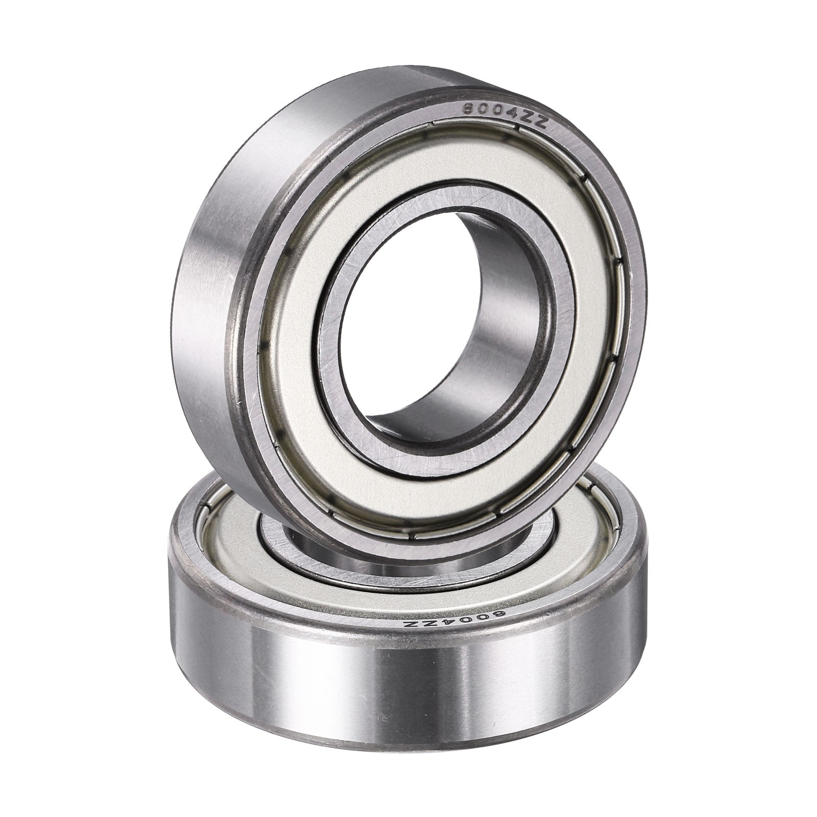 2 Pack 20 x 42 x 12mm 6004 ZZ Deep Groove Ball Bearings ABEC5
