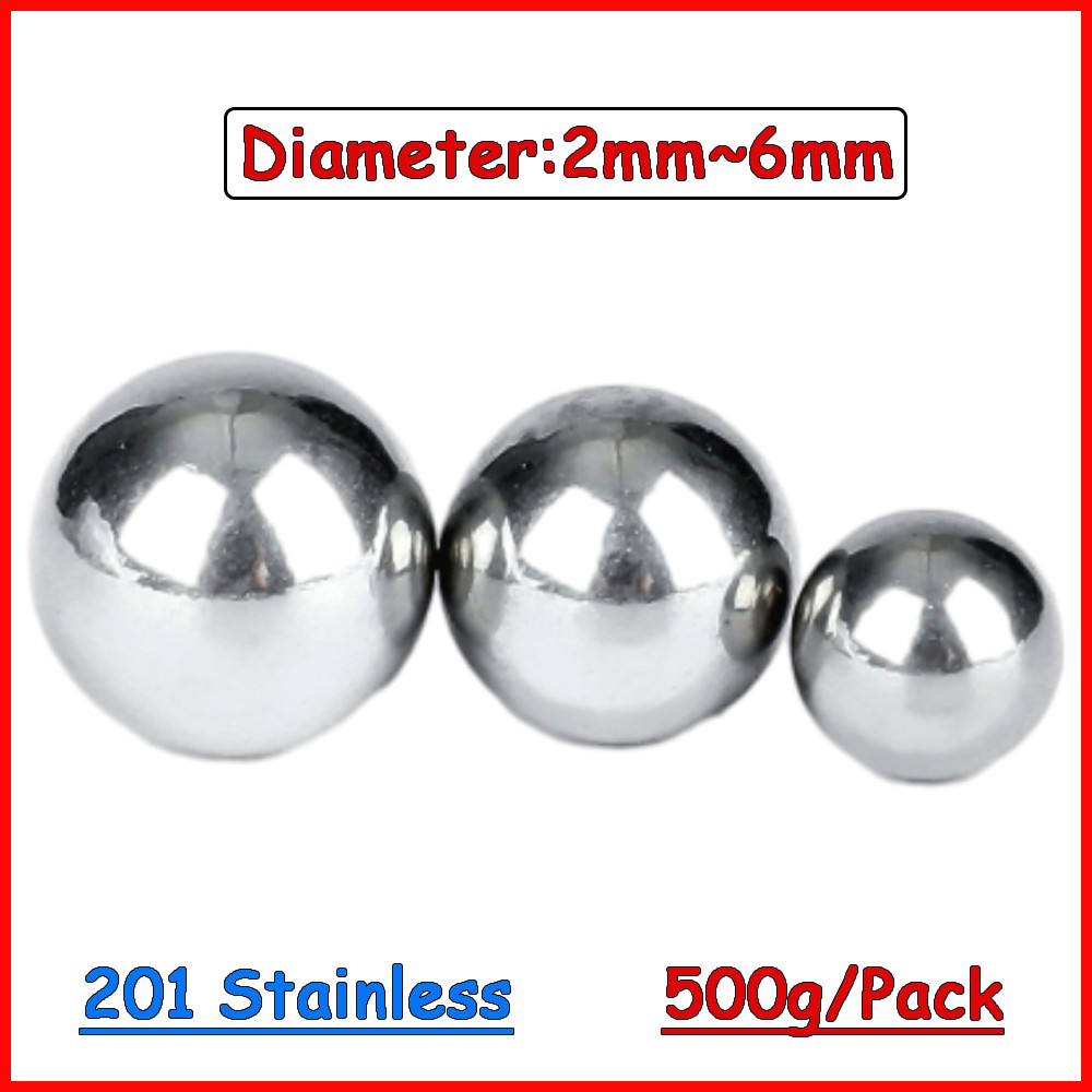 Stainless Steel Solid Ball for Bearing Metal Decorative Beads Craft DIY Balls