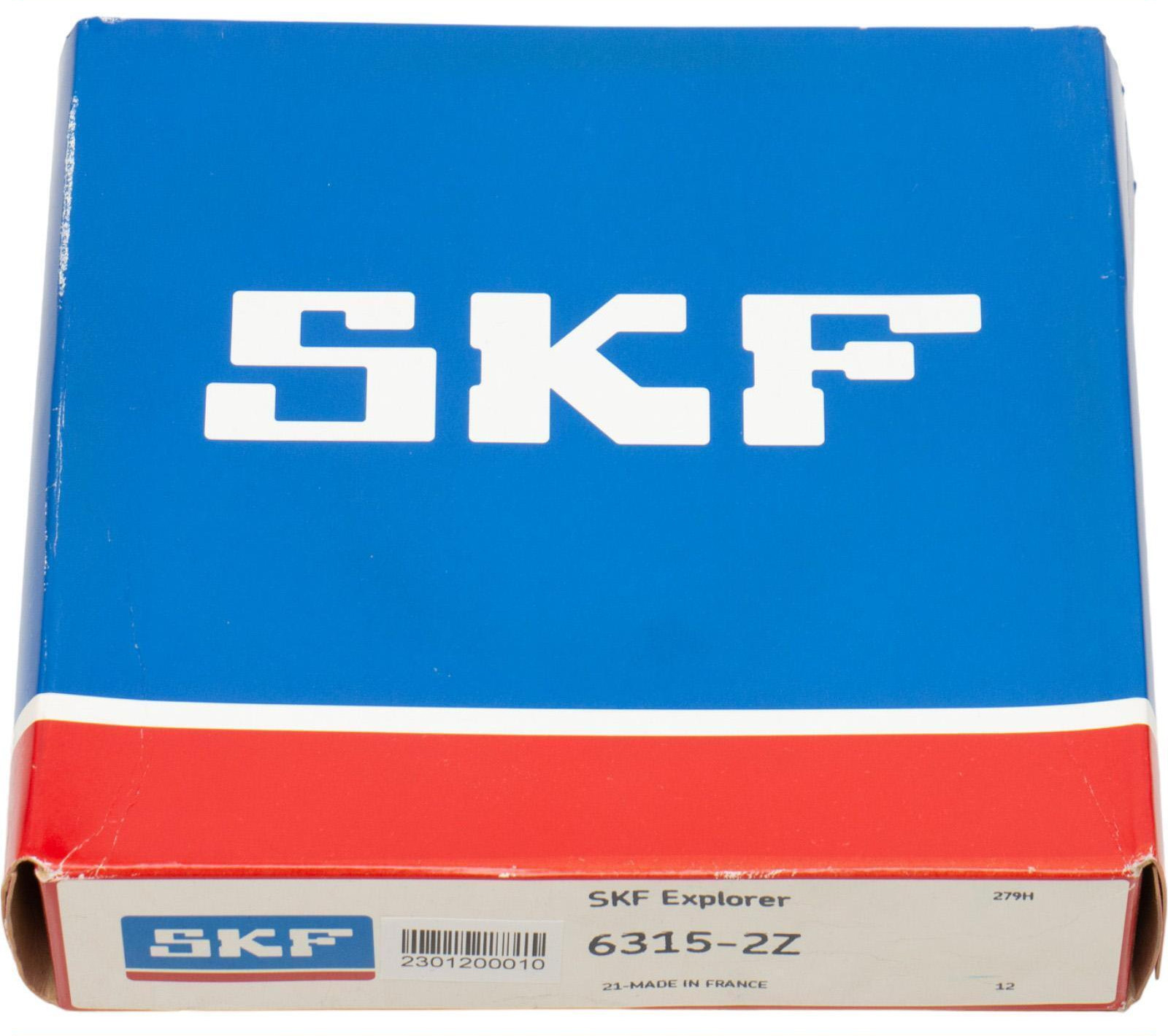 SKF 6315-2Z Deep Groove Ball Bearing, 6315 2Z, 7316577297907, 75x160x37mm