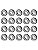 M METERXITY 20-Pack F683ZZ Flanged Ball Bearing, 3mm x 7mm x 3mm Double Metal Sh