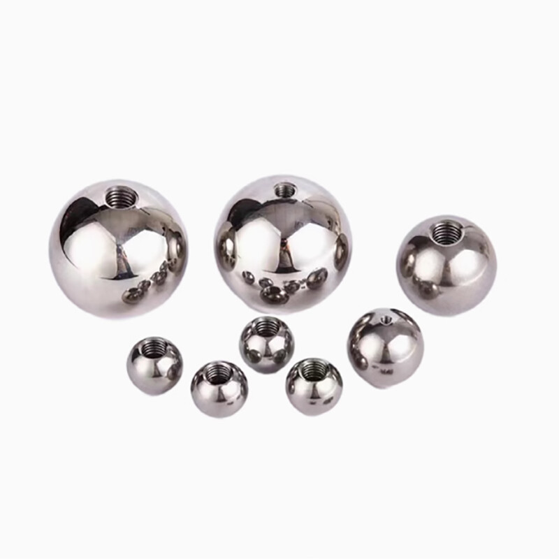 Stainless Steel Threaded Steel Beads Half Hole Steel Balls Metric Thread M2-M3