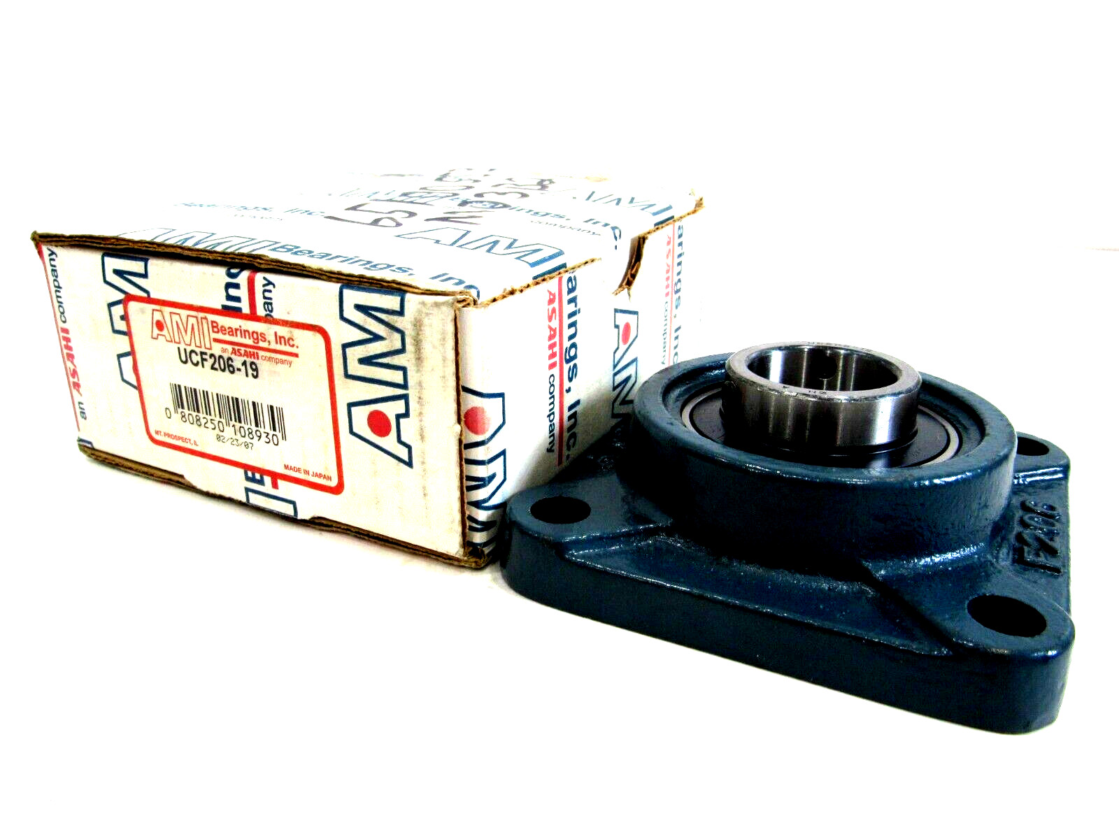 NEW ASAHI AMI BEARINGS UCF206-19 PILLOW BLOCK UCF20619