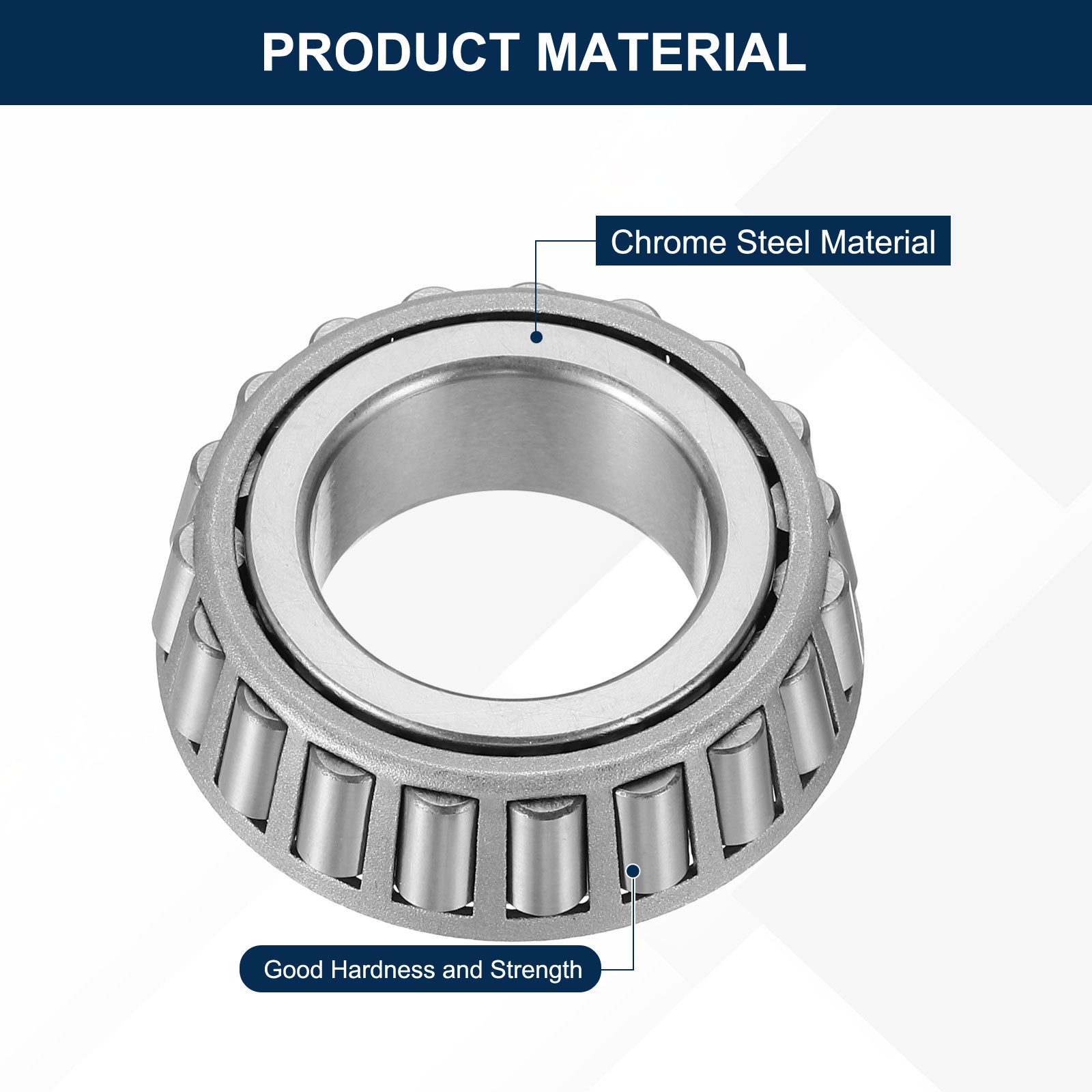 2pcs L44643 Tapered Roller Bearing Cone 25mm Bore x 45.5mm OD P6