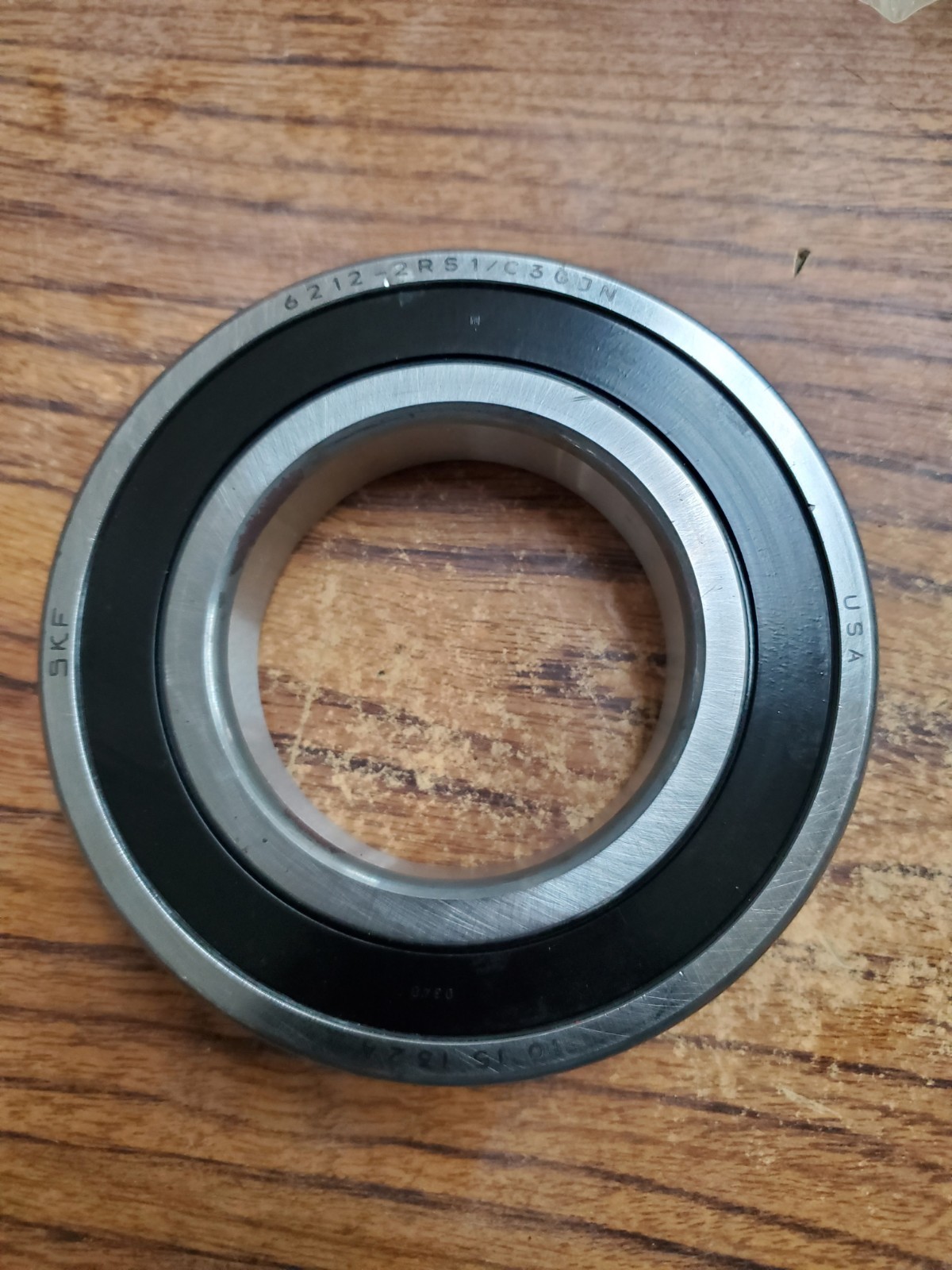 SKF 6212-2RS1/C3GJN Bearing Double Sealed C3 Clearance USA Made NOS (VR10)