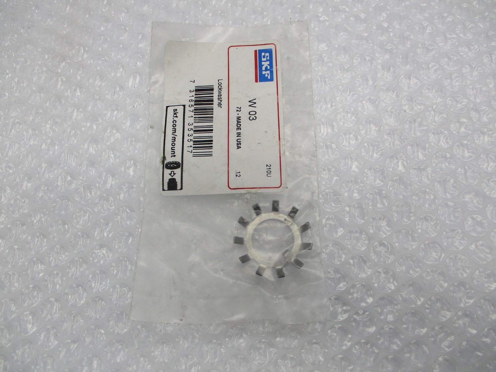 SKF W-03 LOCKWASHER NSMP
