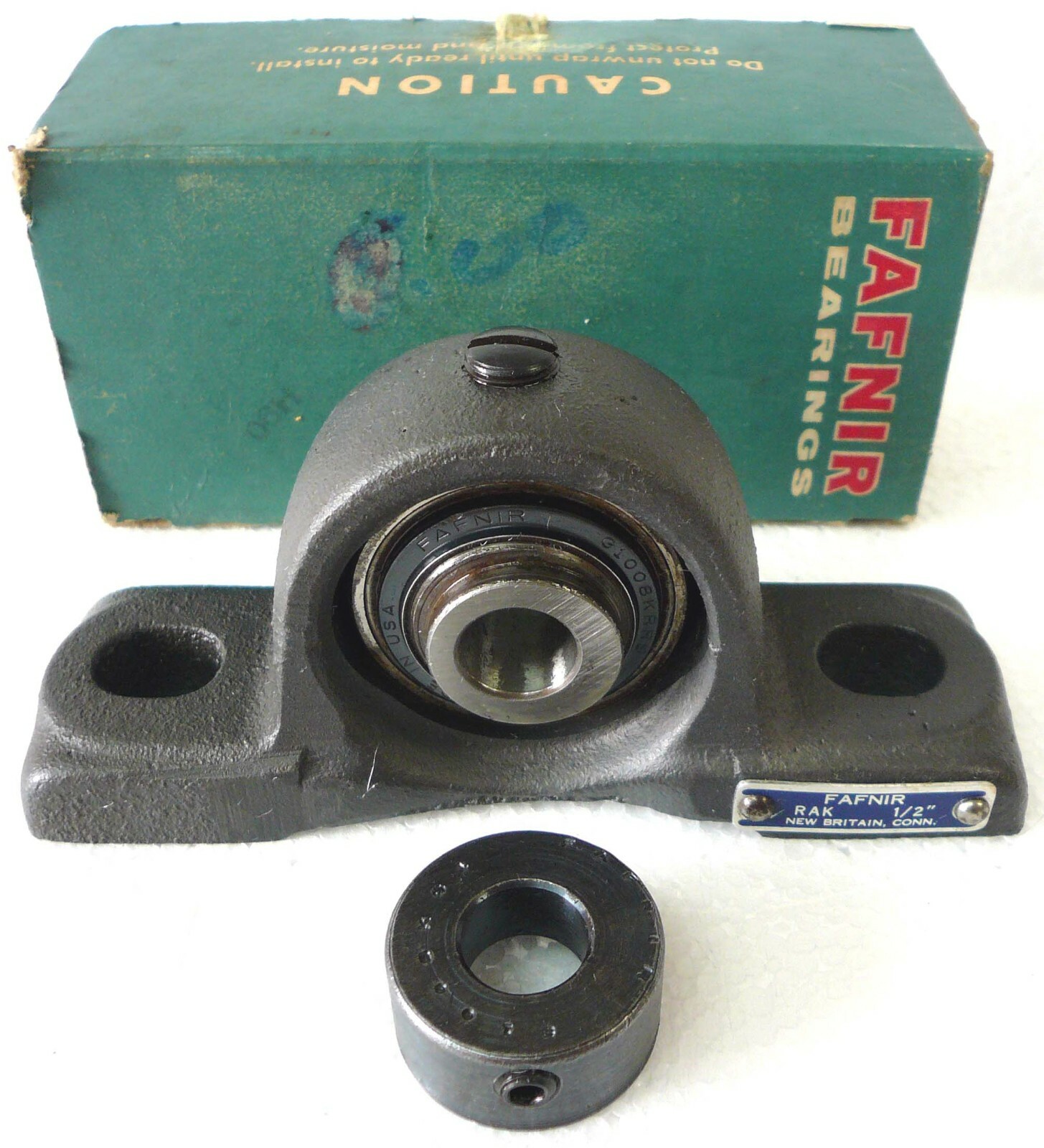 FAFNIR RAK 1/2″ Pillow Block Bearing NOS in Box Made in USA