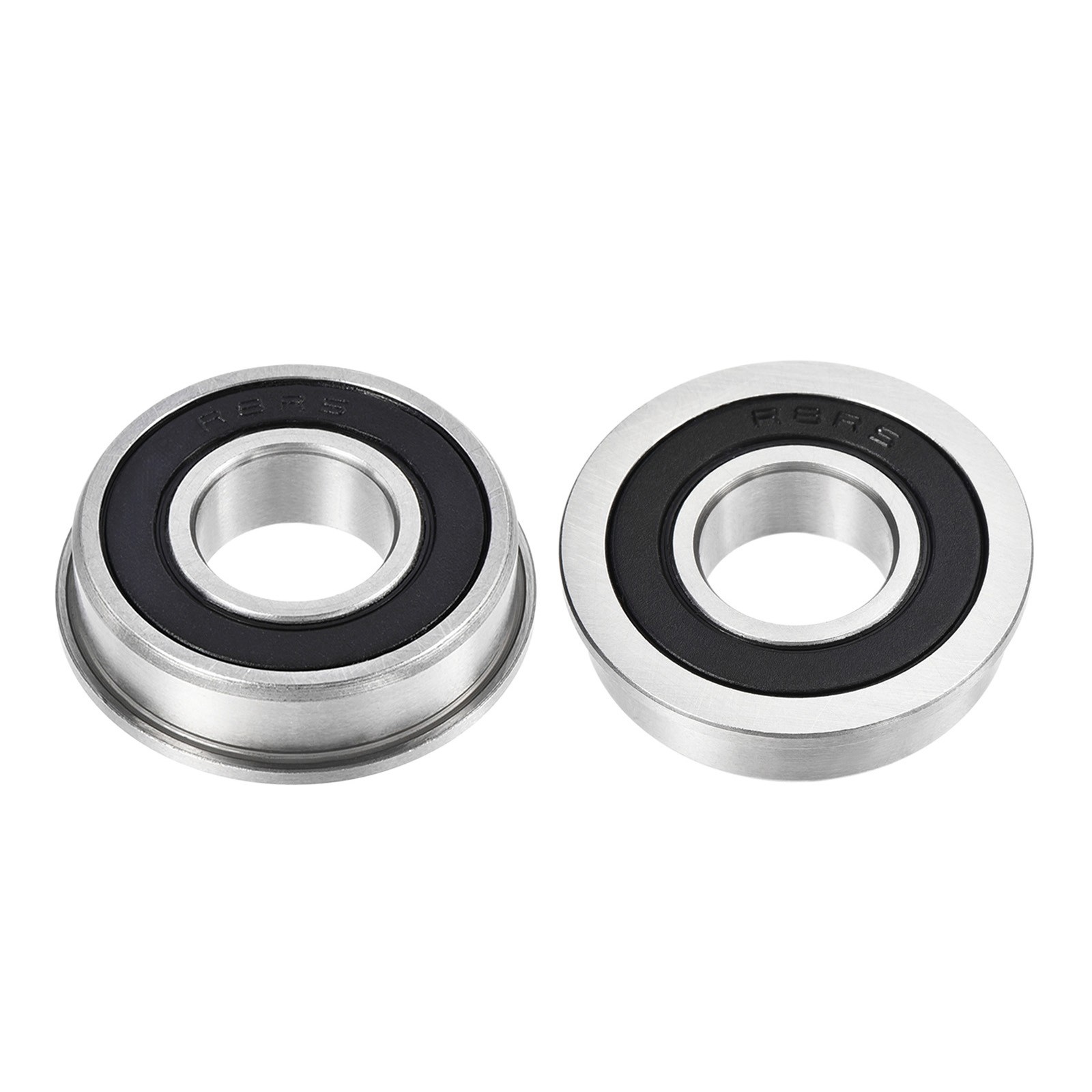10pcs 1/2 x 1-1/8 x 5/16 inch FR8-2RS Flanged Ball Bearing
