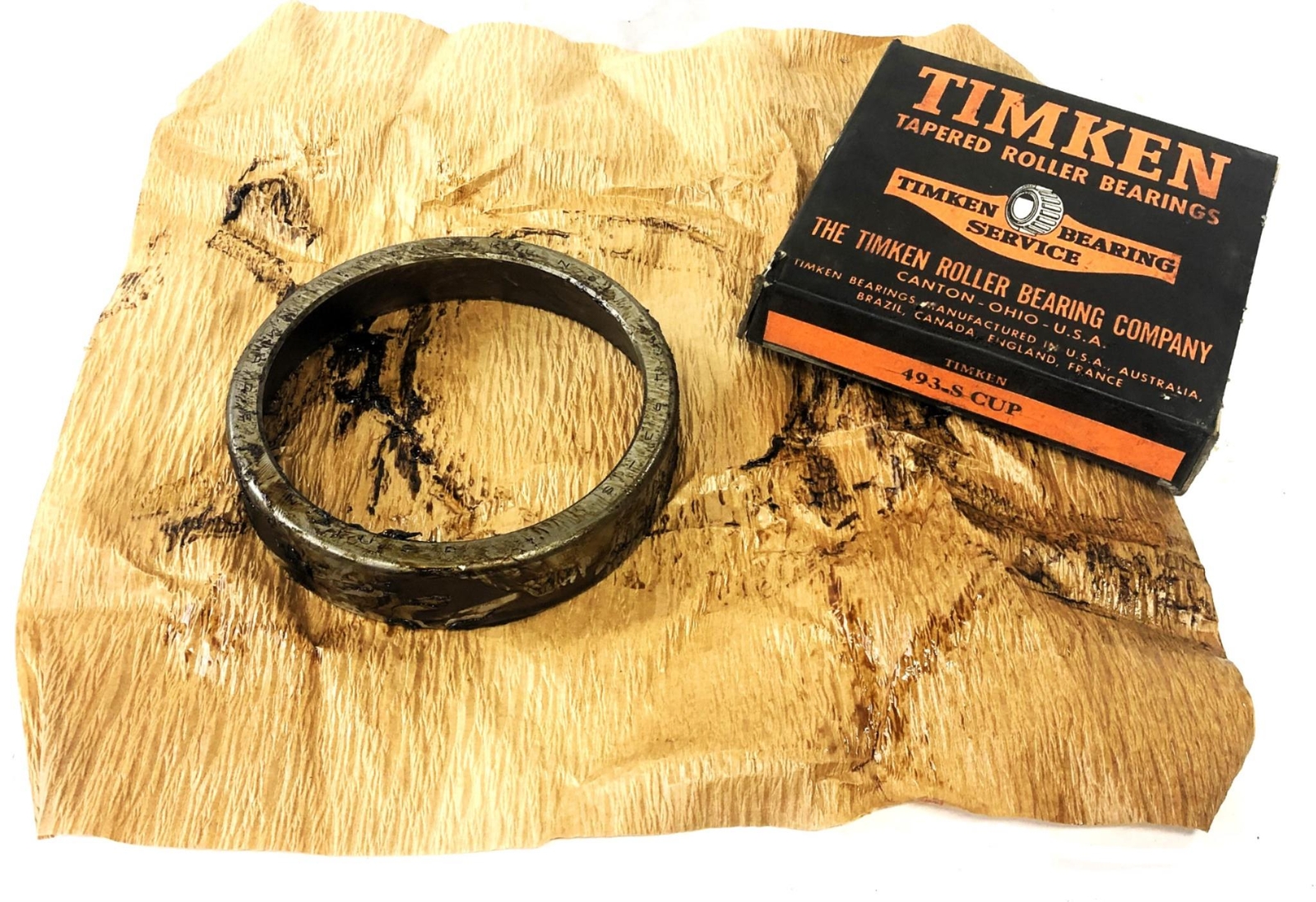 Timken Tapered Roller Bearing Cup 493S NOS