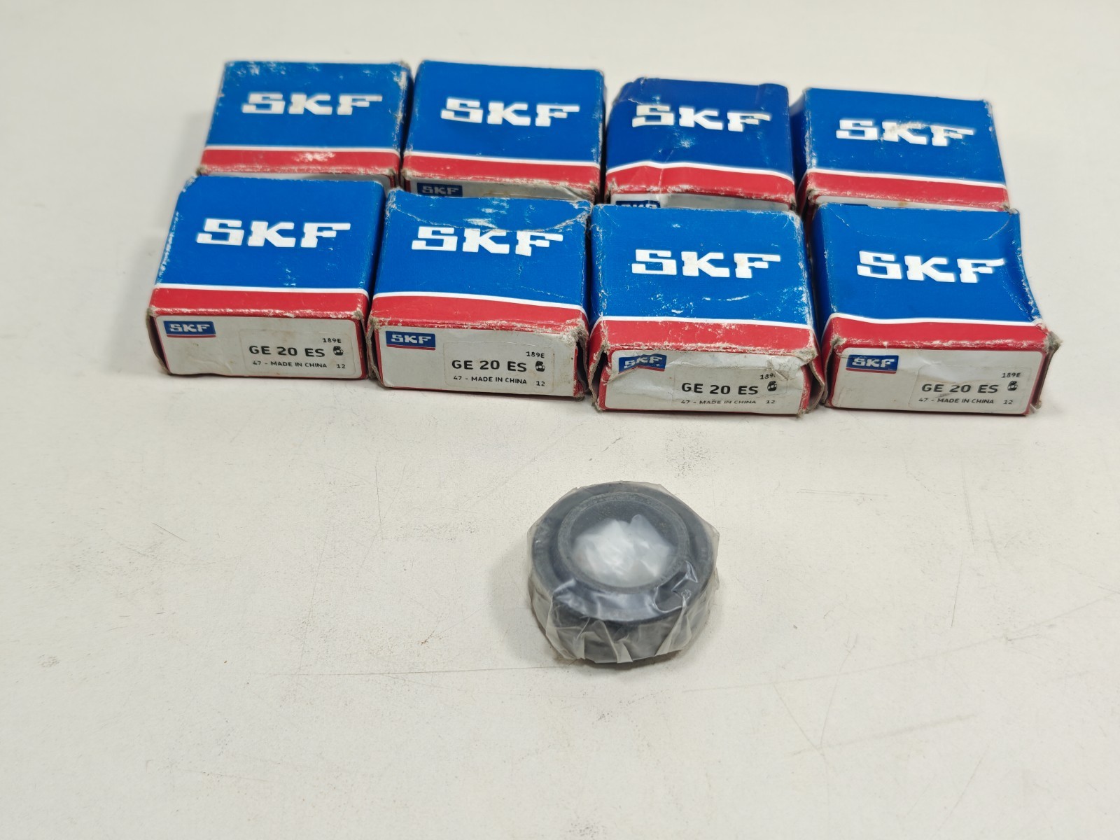 (Qty.8) GE20 ES SKF Radial Spherical PLain Bearing GE20ES 20x35x12mm Pack Of 8