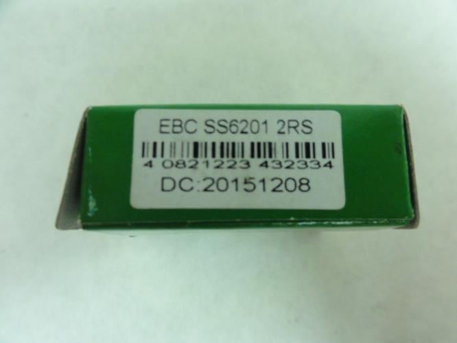 210540 New-No Box; EBC SS6201-2RS Ball Bearing; 12mm ID; 32mm OD; 10mm W