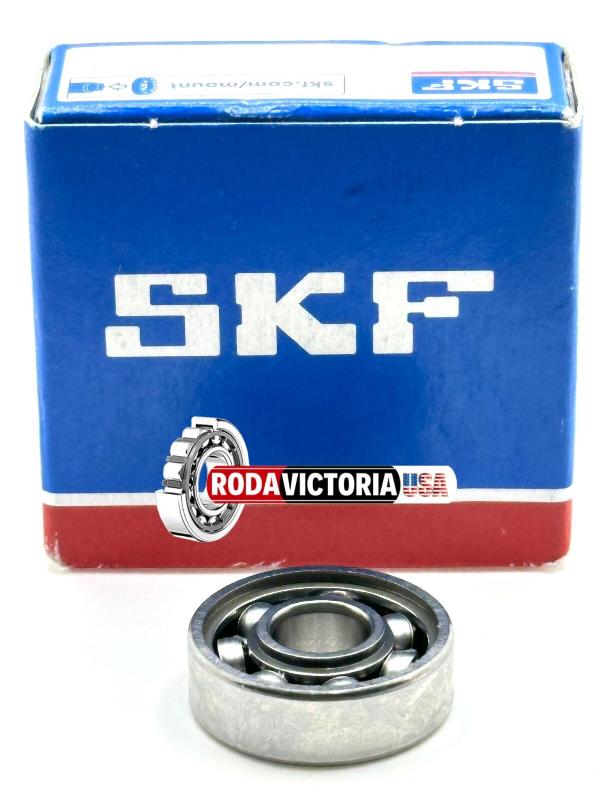 SKF 608 RSH BALL BEARING, RUBBER SEALES ONE SIDE 8x22x7mm