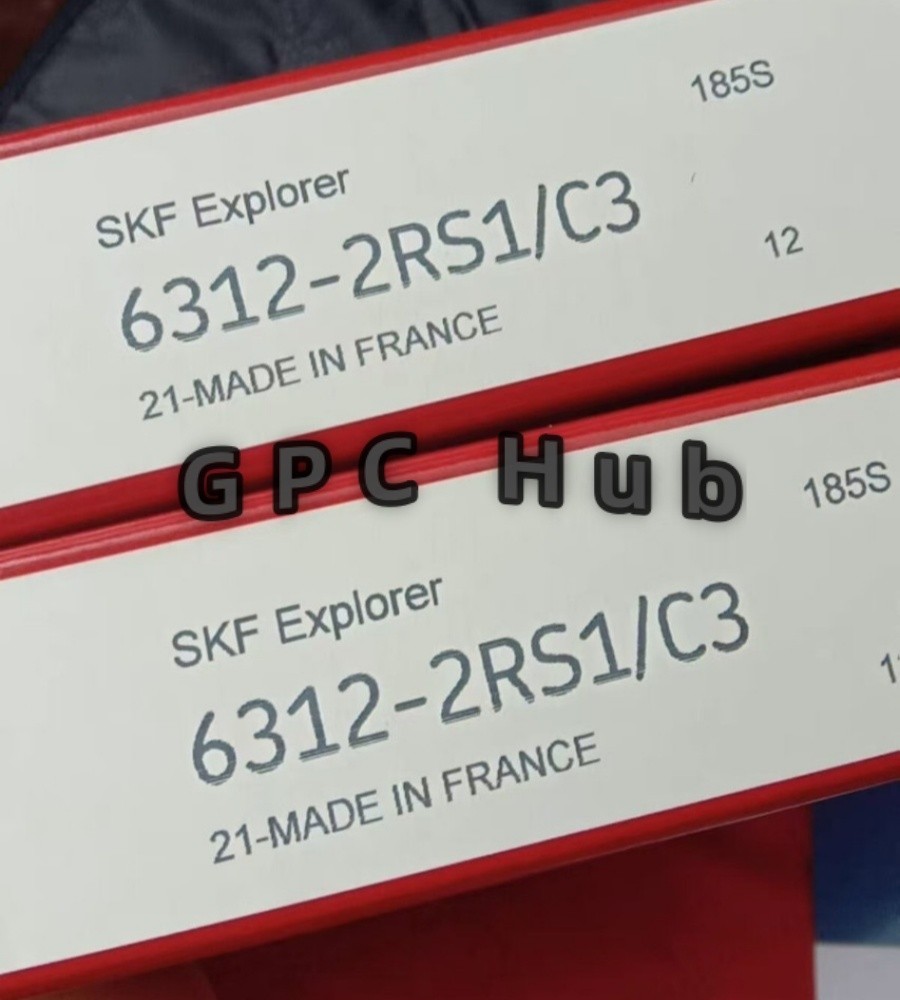 1PC NEW SKF 6312-2RS1/C3 single row deep groove ball bearing Fast shipment