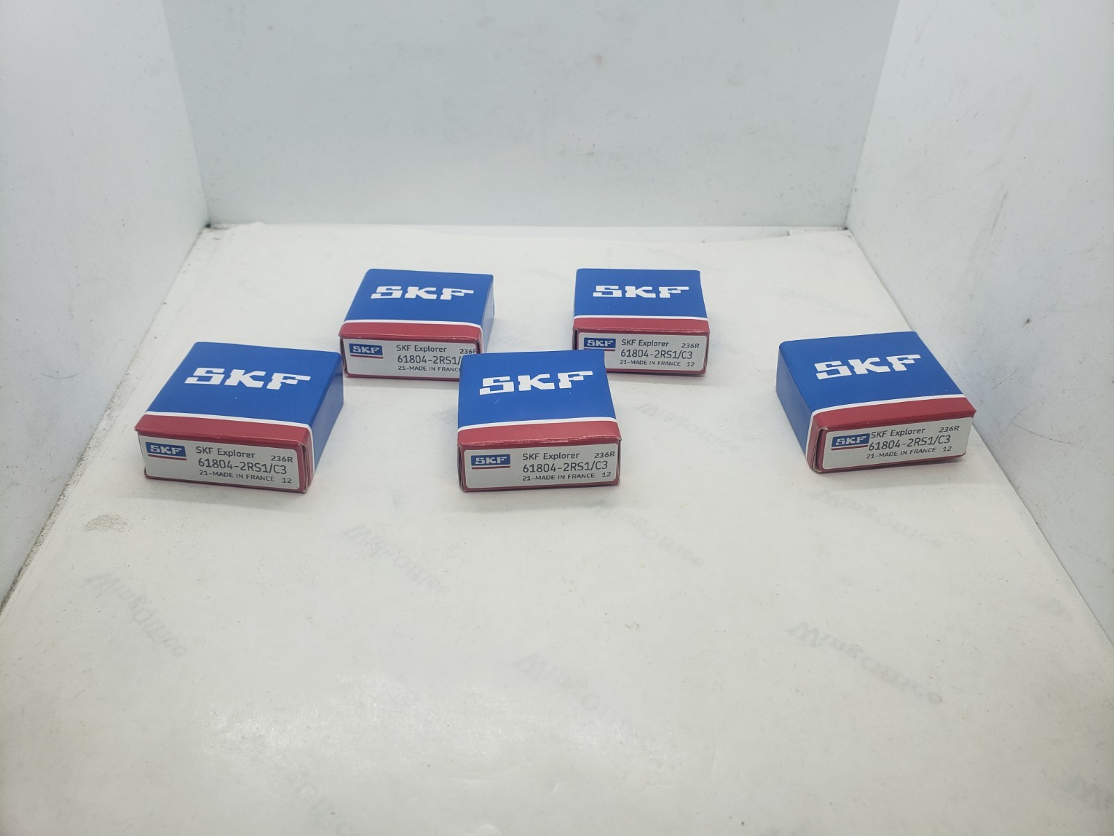 SKF 61804-2RS1/C3 DEEP GROOVE BALL BEARING 20x32x7mm, LOT OF 5, NIB