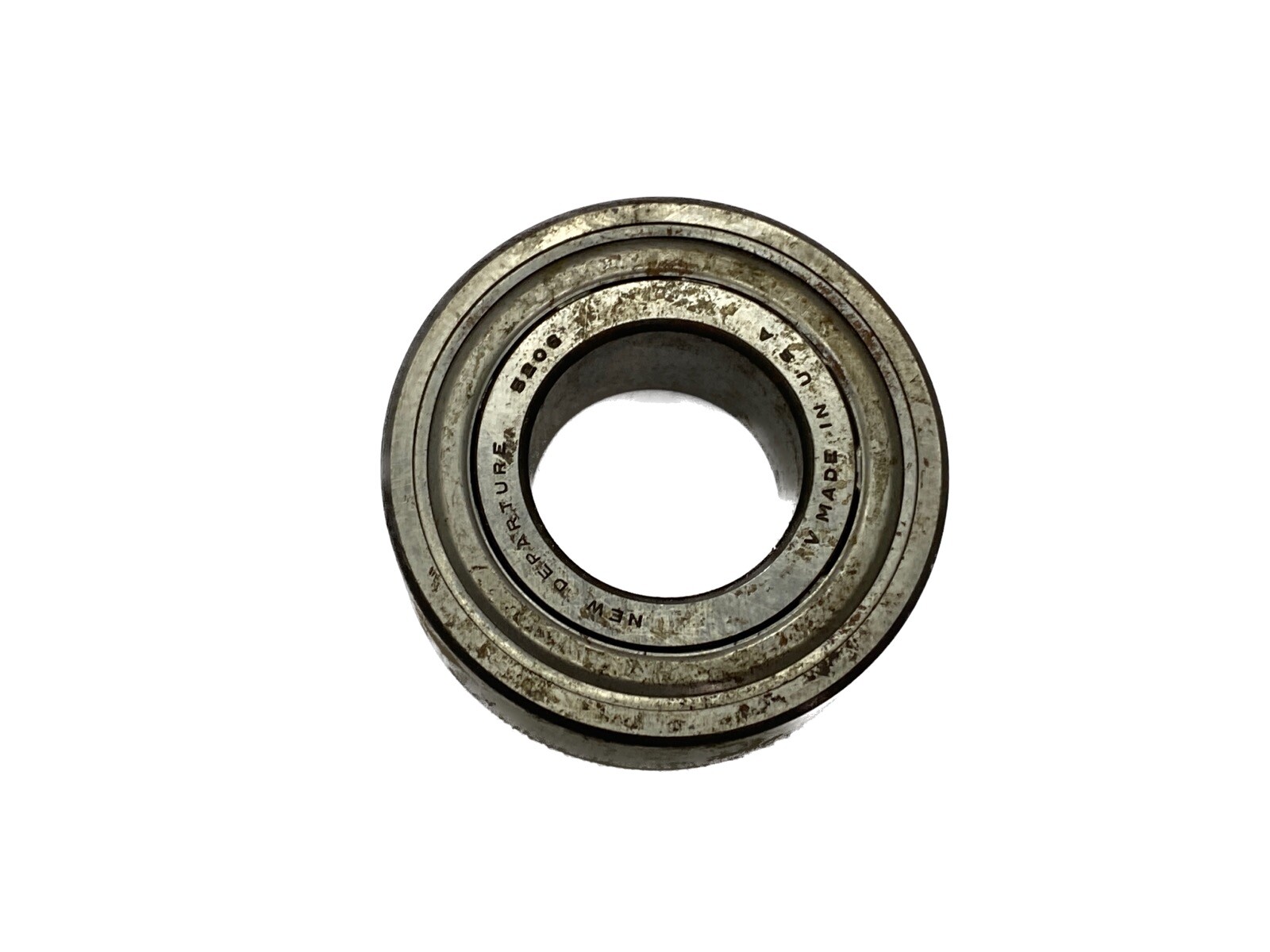 NOS New Departure 30mm Bore 62mm OD 24mm Width Double Row Ball Bearing 5206
