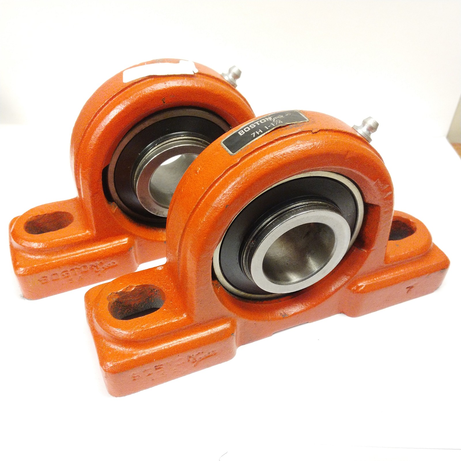 BOSTON GEAR 7H 1-1/4 Lot of 2 Pillow Block Bearing