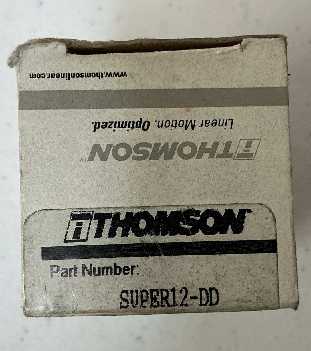NEW SUPER12-DD THOMSON BALL BUSHING BEARING CLOSED-TYPE, FREE SHIPPING
