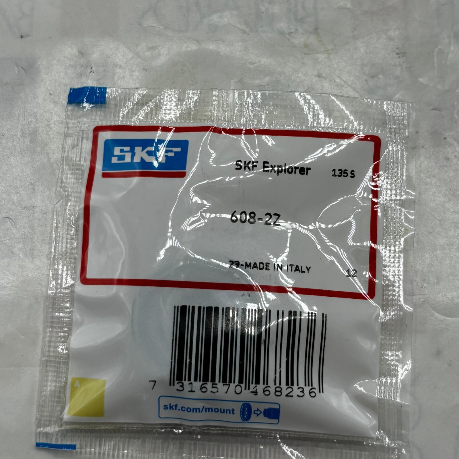 SKF 608 2Z DEEP GROOVE BALL BEARING, METAL SHIELDED 8x22x7 mm 608 ZZ ⭐