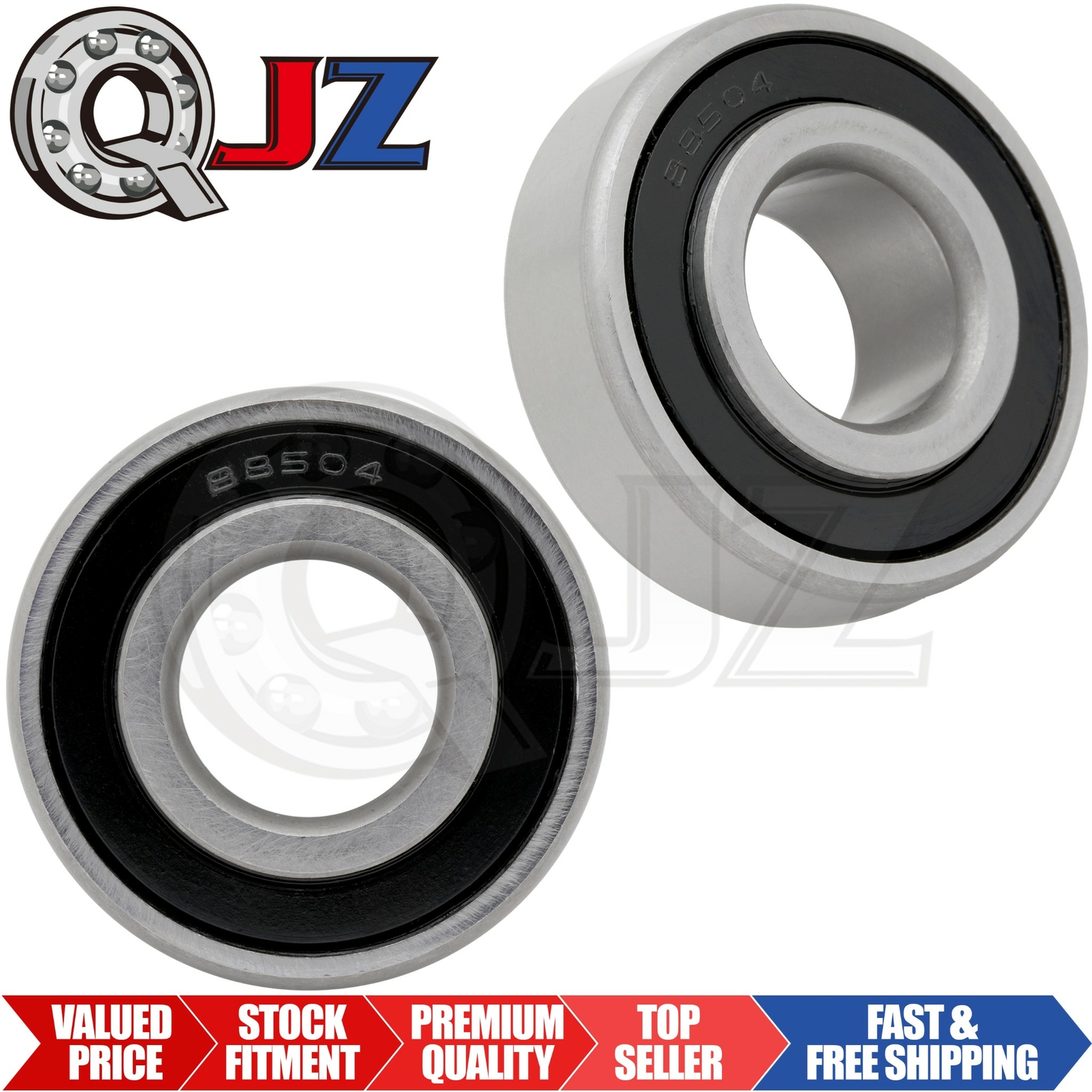 [Qty.2] 88504 Agricultural Equipment Bearing [20mm ID x 47mm OD x 17.75mm OW]