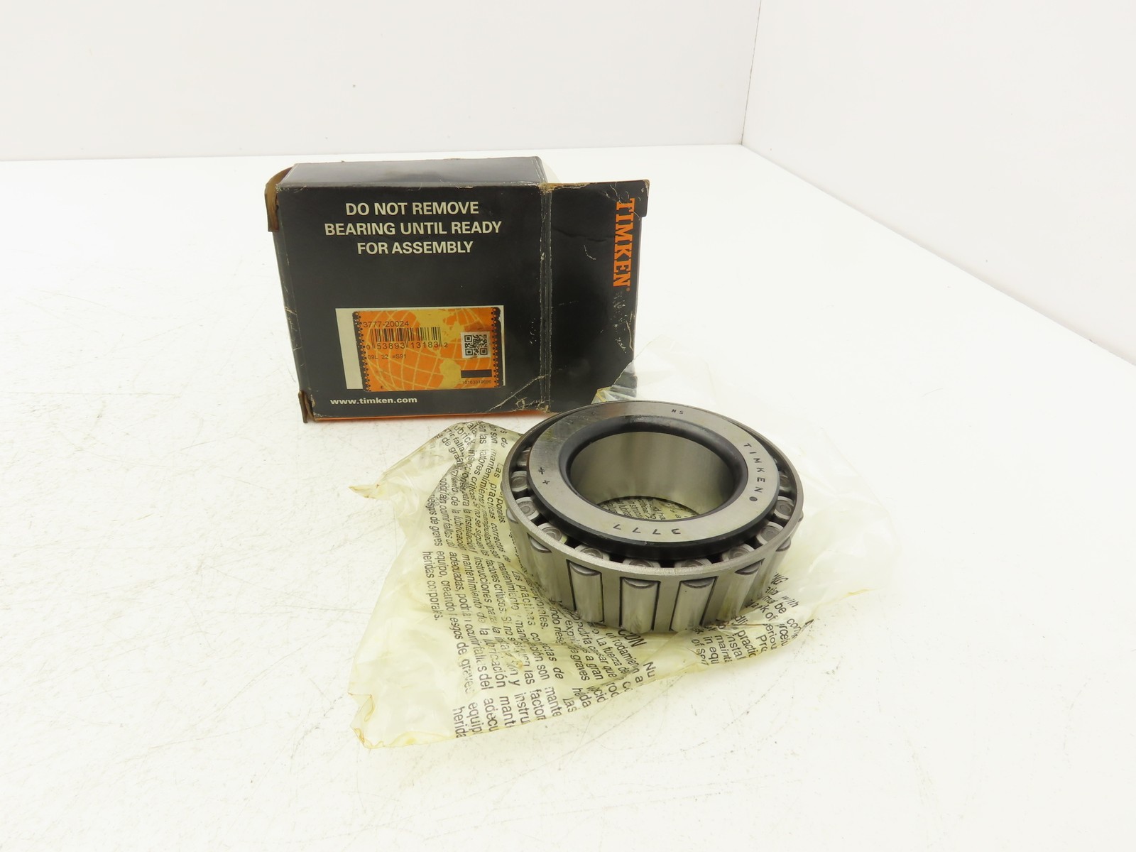 Timken 3777 Tapered Roller Bearing Cone 1.8125″ ID 1.1930″ Cone Width