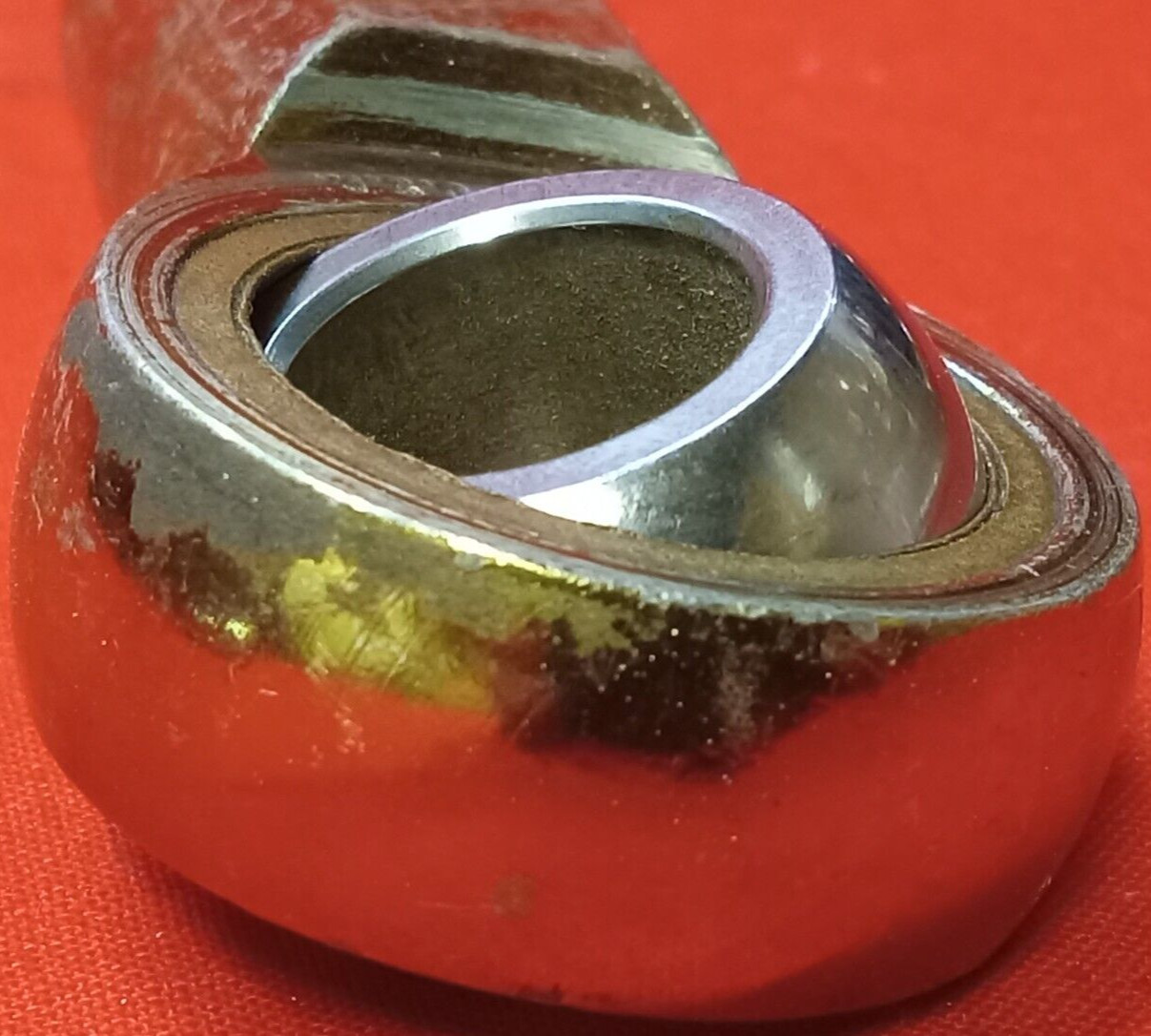 3/8″ STEEL FEMALE ROD END BEARING 5/8″ BEARING END FIOSBF-K **LOT OF 2**