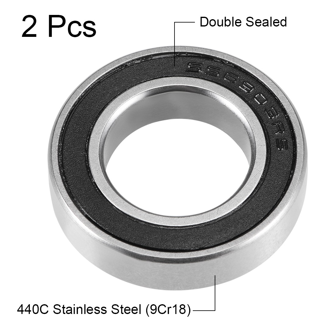 S6903-2RS Deep Groove Ball Bearings 17mm x 30mm x 7mm 2pcs