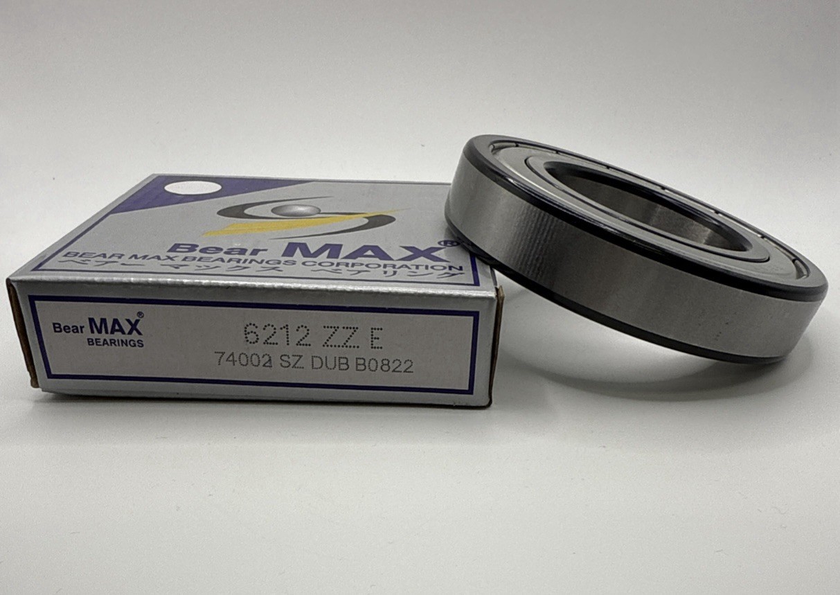 2 pcs BearMAX 6212-ZZ E 60x110x22mm Metal Seal Deep Groove Ball Bearings 6212ZZ