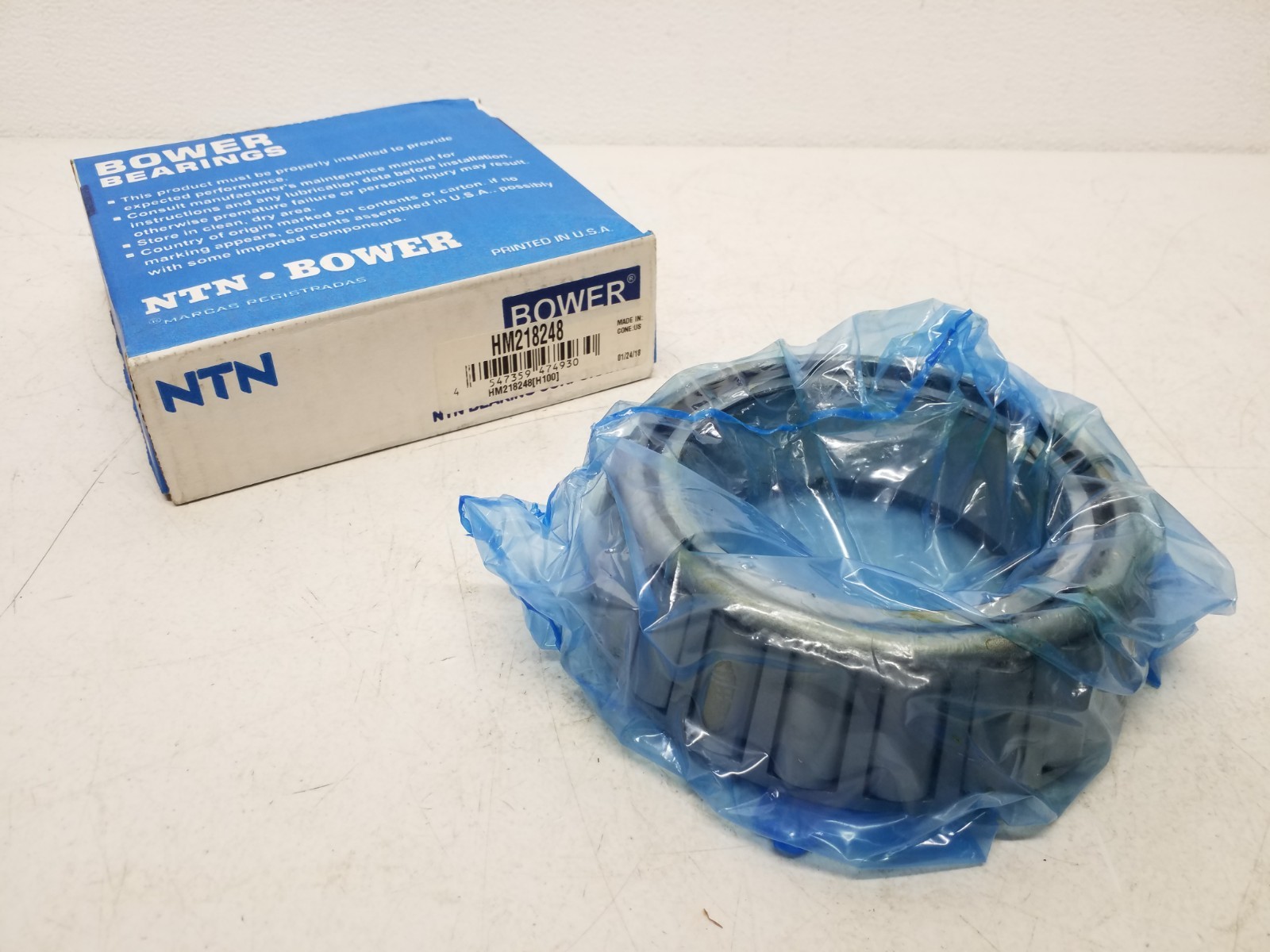 NTN Bower HM218248 – Tapered Roller Bearing Cone Made in USA