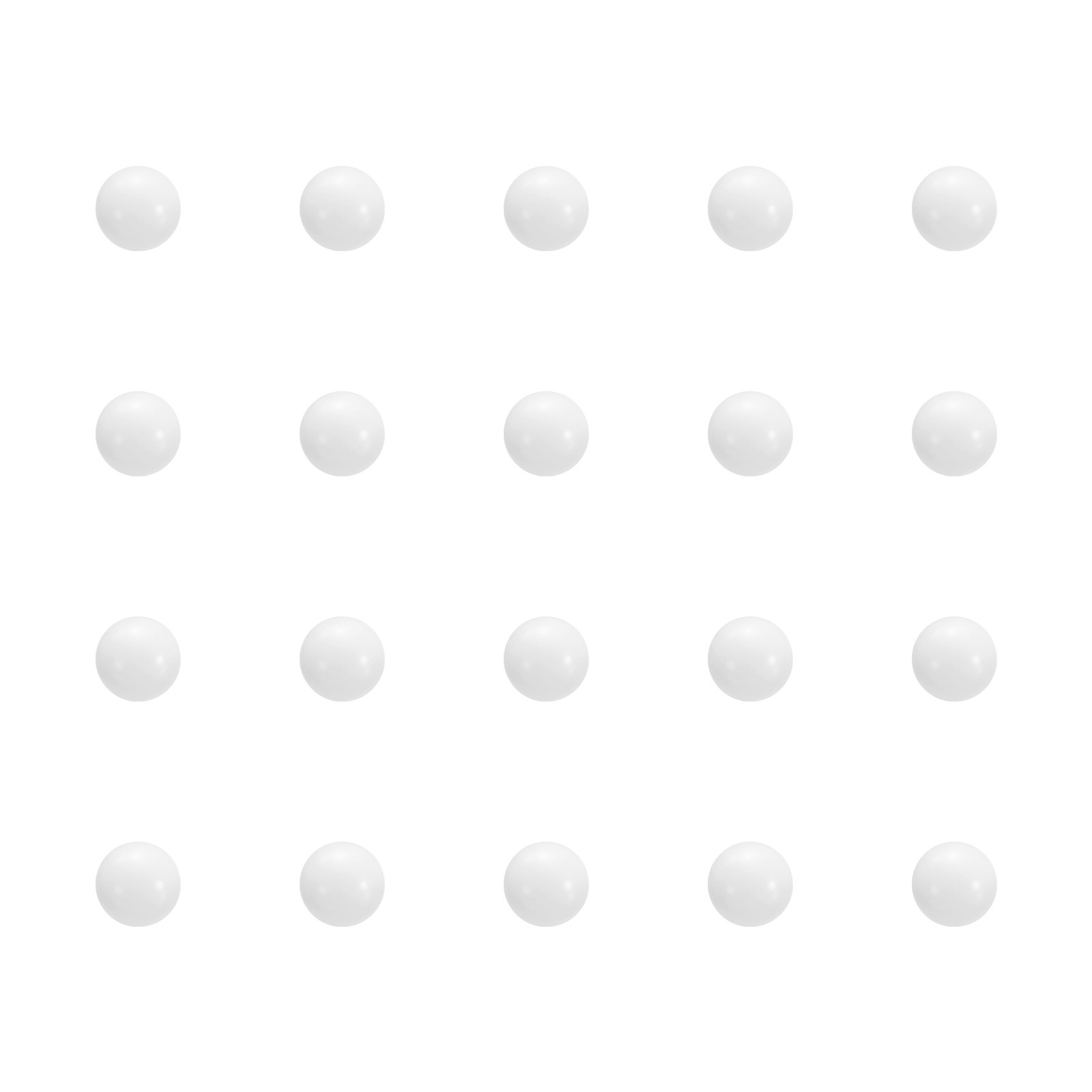 100 Pcs 4.5mm POM Bearing Balls Solid Plastic Bearing Ball Precision POM Balls