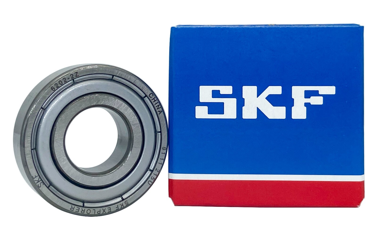 2PACK SKF 6202-2Z 15X35X11MM Double Metal Seal Bearings 6202-2Z 6202ZZ