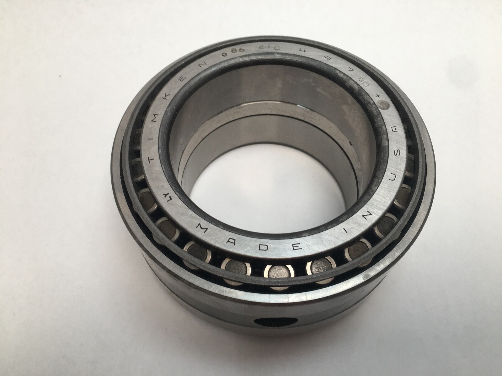 Timken 497-90293 Double Taper Bearing Cone & Cup 3-3/8″ ID 5-3/8″ OD 493DC USA