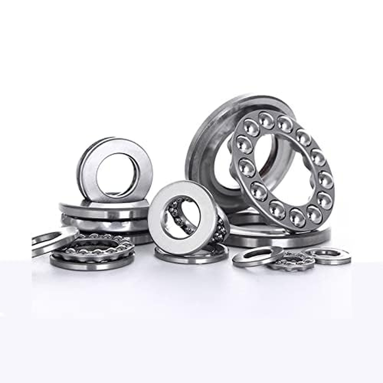 Thrust Ball Bearings, 4pcs 51202 Plane Axial Ball Bearing 3-in-1, 15mm x 32mm…