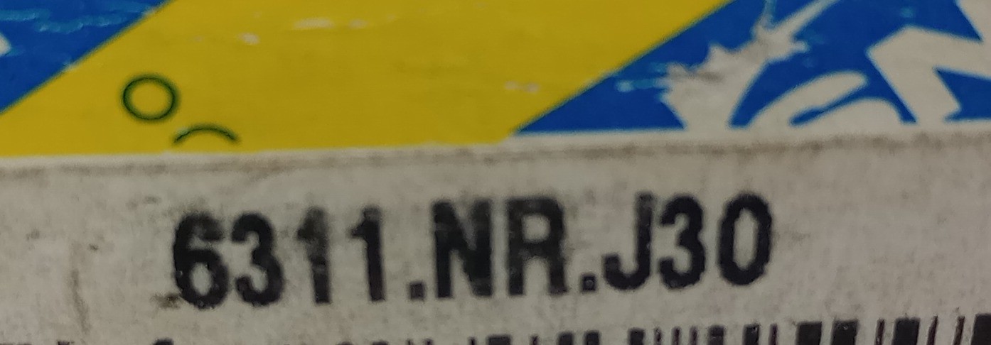 SNR 6311-NR-J30 Ball Bearing Deep Groove 55mm ID X 120mm OD X 29mm W 6311NRJ30