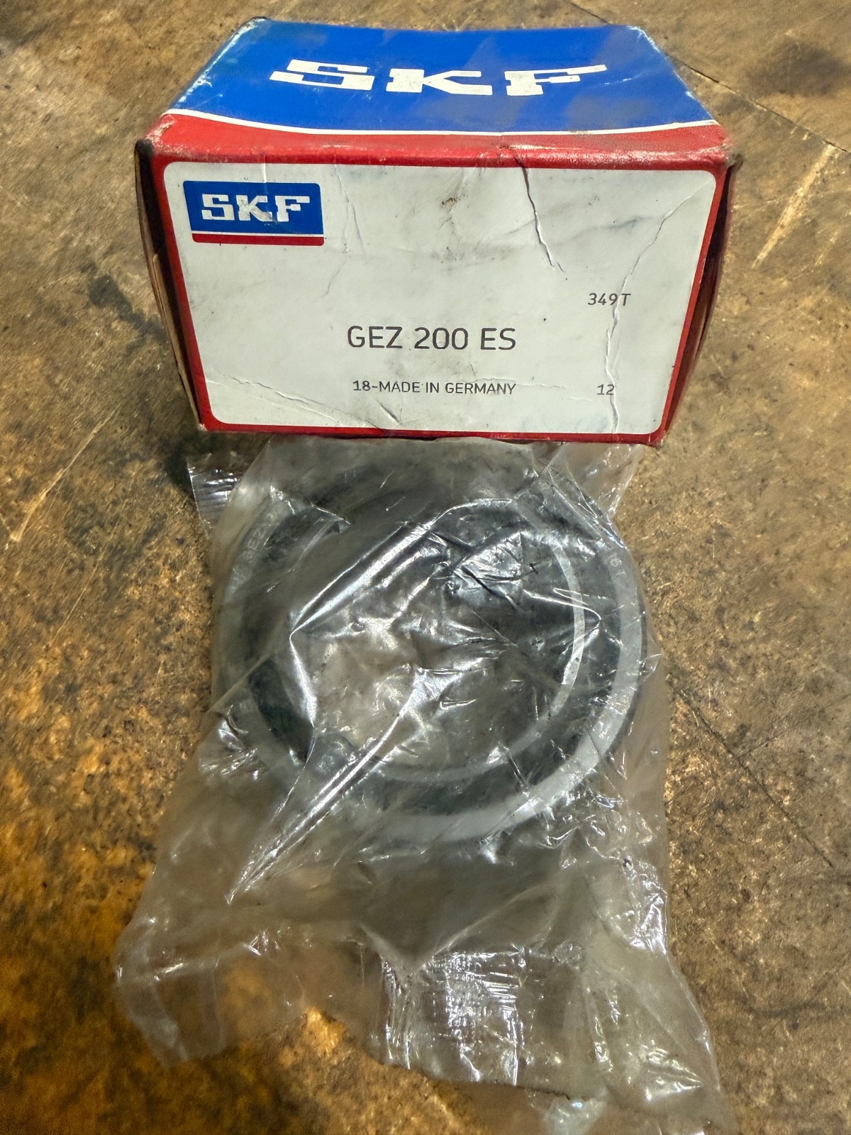 SKF GEZ200ES GEZ 200 ES 50,8 x 80,96 x 44,45 mm SPHERICAL PLAIN BEARING (NEW)