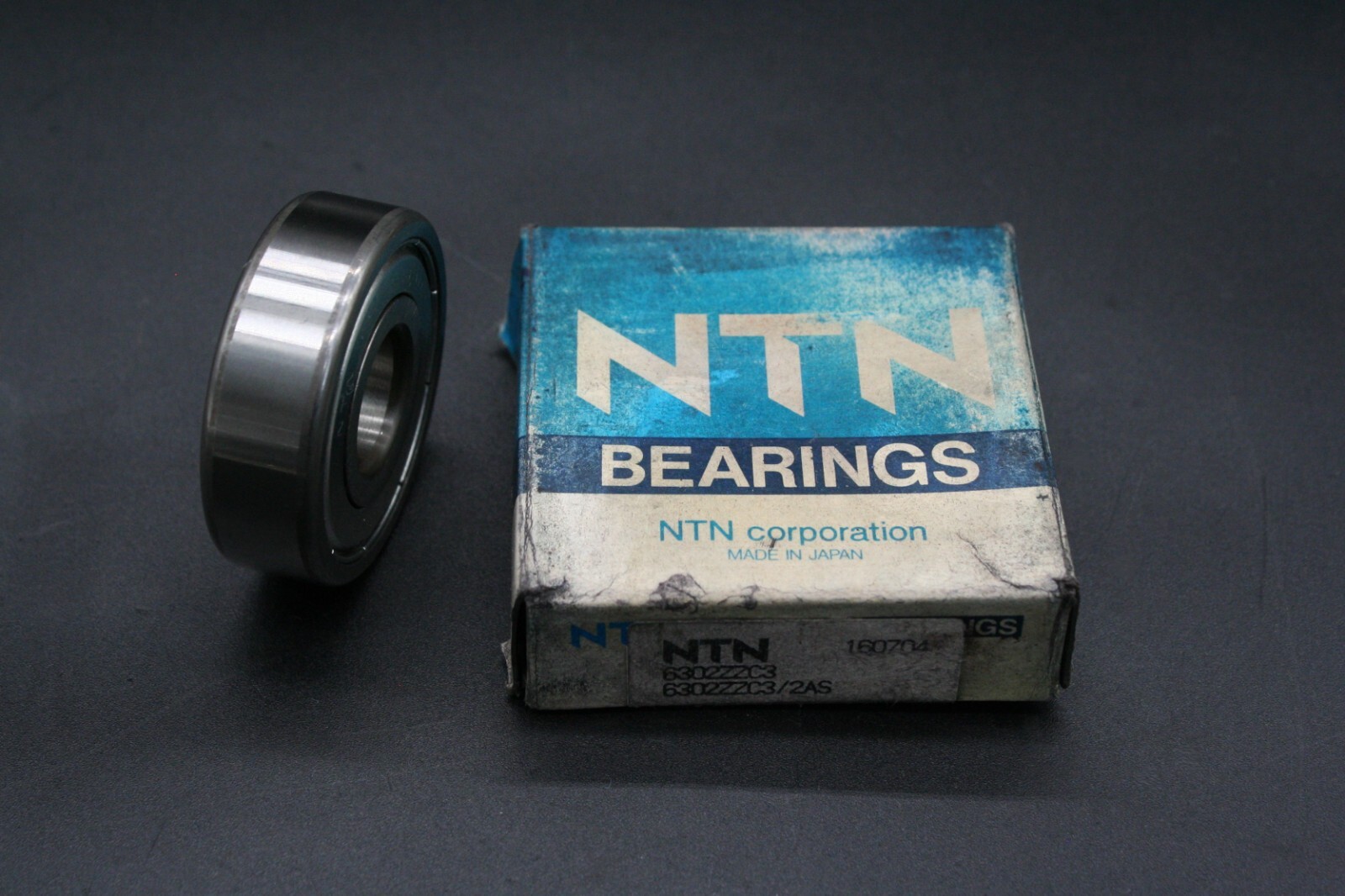 One (1) NTN 6302ZZC3 Radial Ball Bearing 15mm x 42mm x 13mm JAPAN