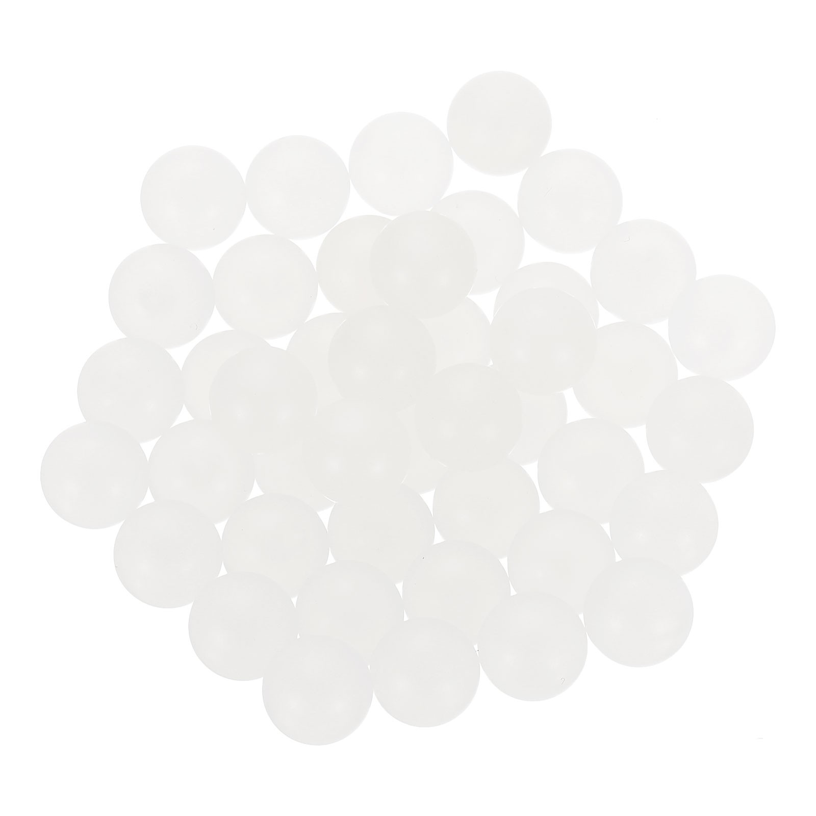 100pcs PP Plastic Bearing Balls 11mm Solid Plastic Ball, White