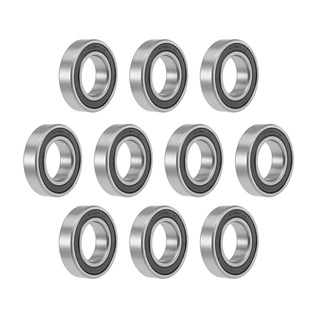 6904-2RS Ball Bearings 20x37x9mm Double Sealed Chrome Steel Z2 ABEC1 10pcs