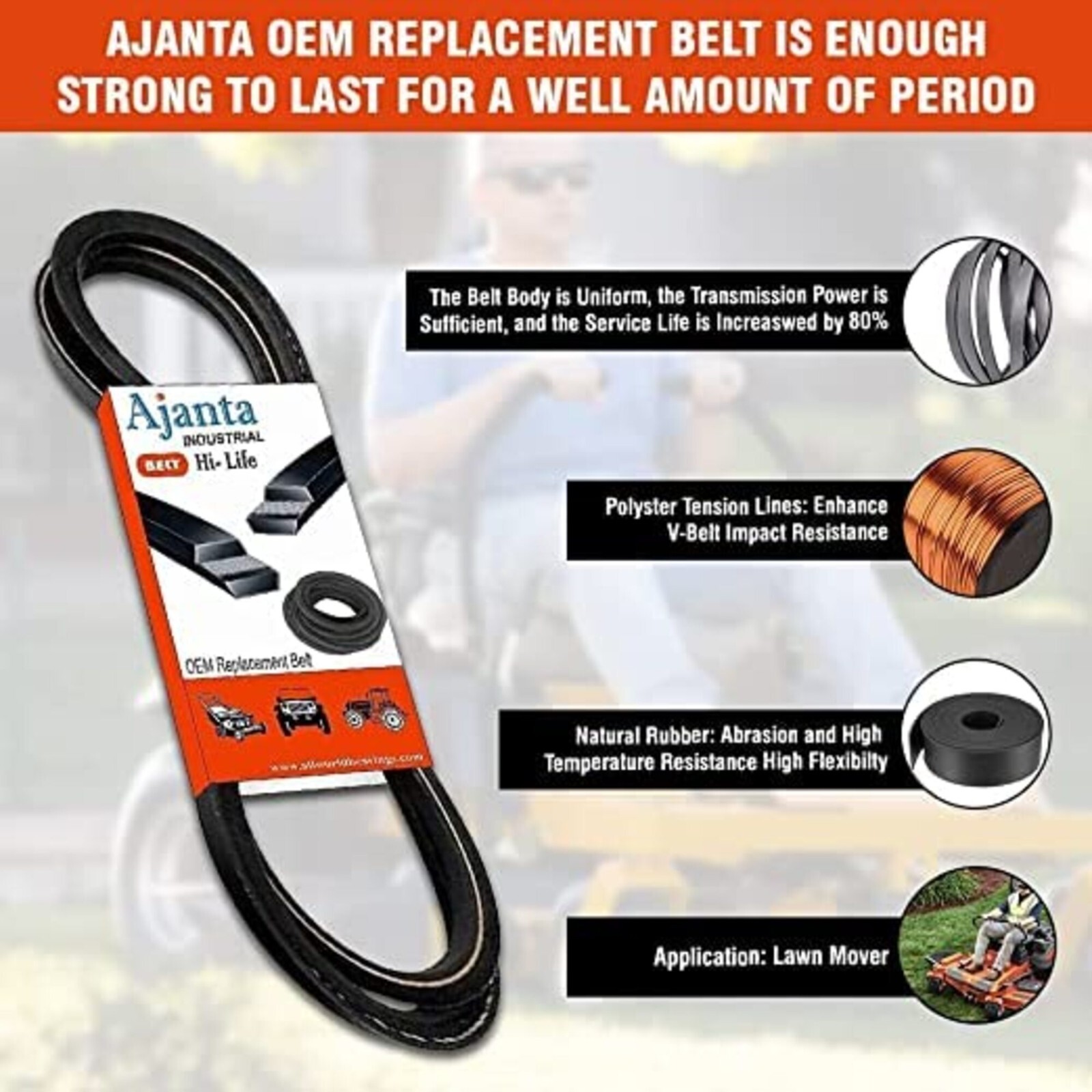 Dayco OEM Replacement Belt L422 1/2×22