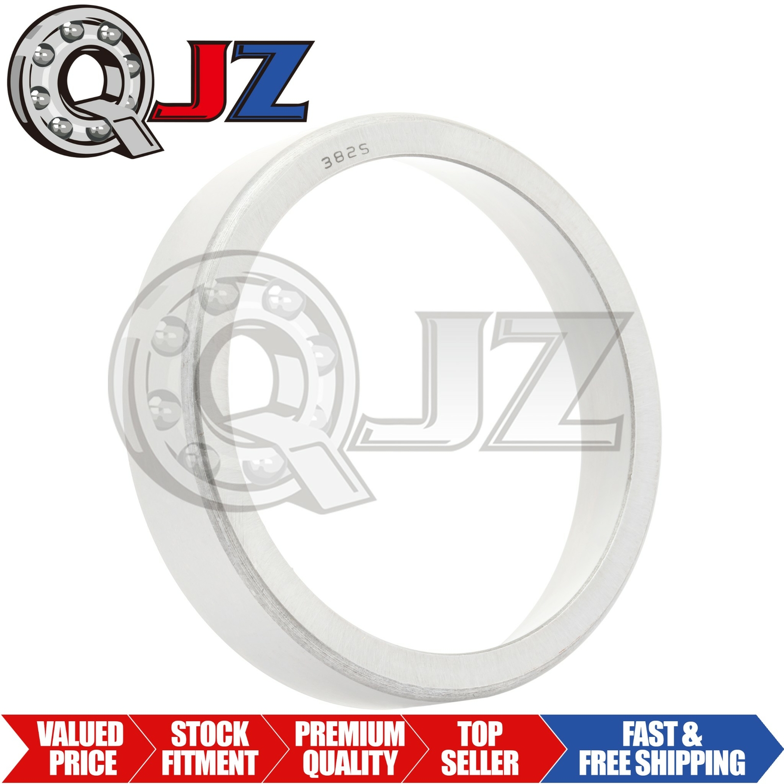 [1-Pack] 382S Tapered Roller Bearing Outer Cup 3.8125″ (Outer) x 0.7982″ (Width)