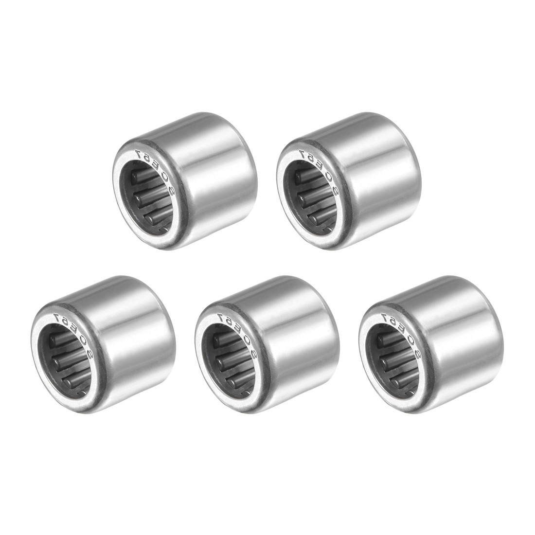 5 Pcs 5/16″x1/2″x7/16″ SCE57 Needle Roller Bearings For Equipment Open End