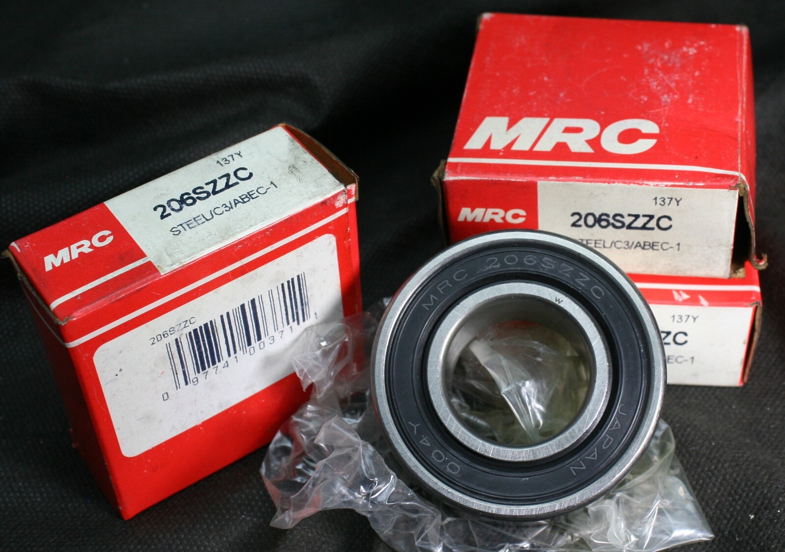 One (1) MRC 206 SZZC Deep Groove Bearing 30 MM ID Japan NEW